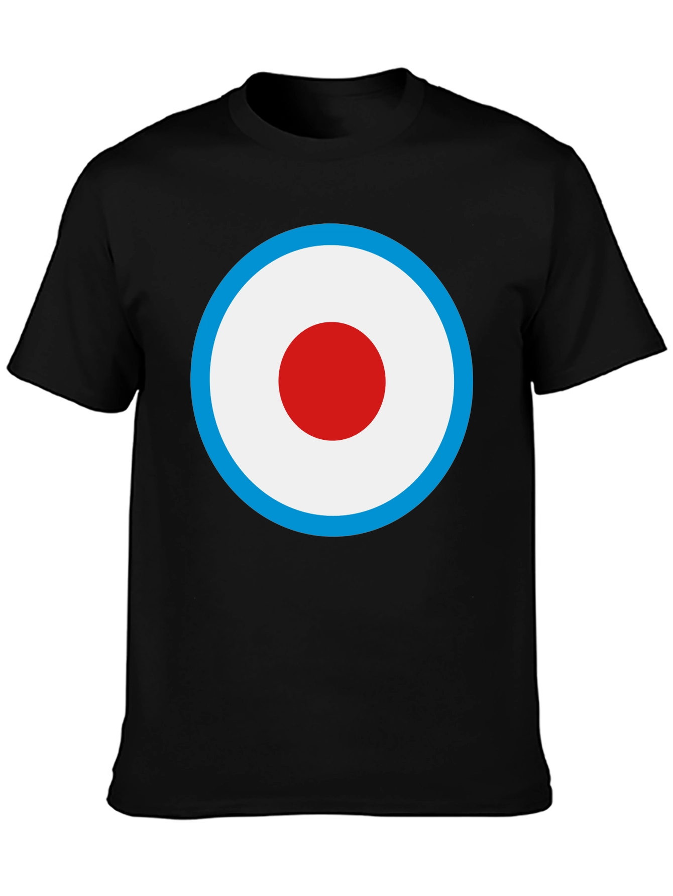 Black Mod Target T-Shirt - Classic Retro Style view 3