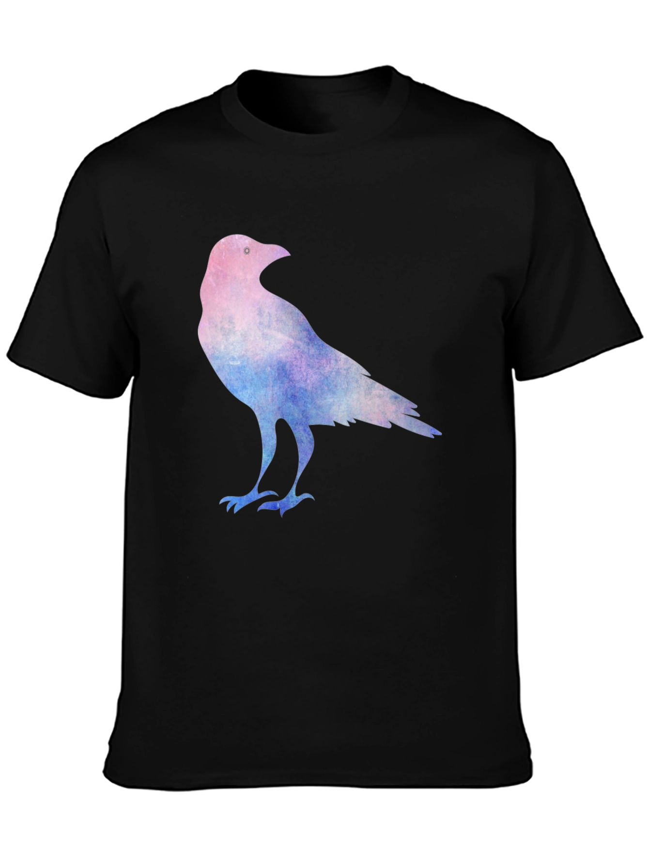 Black Raven Graphic Tee - Cotton Blend Comfort view 3