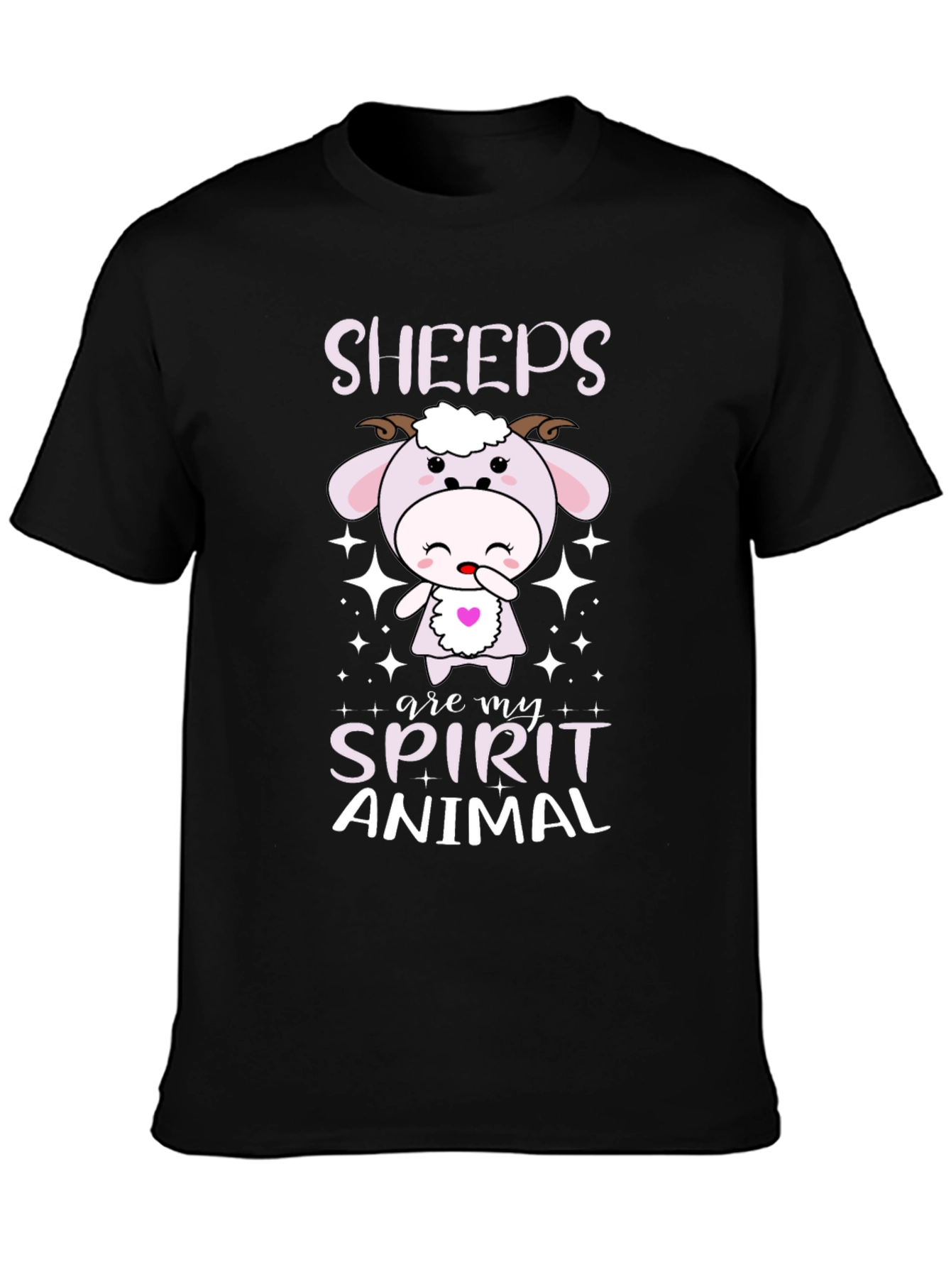 Black Sheep Spirit Animal T-Shirt view 3