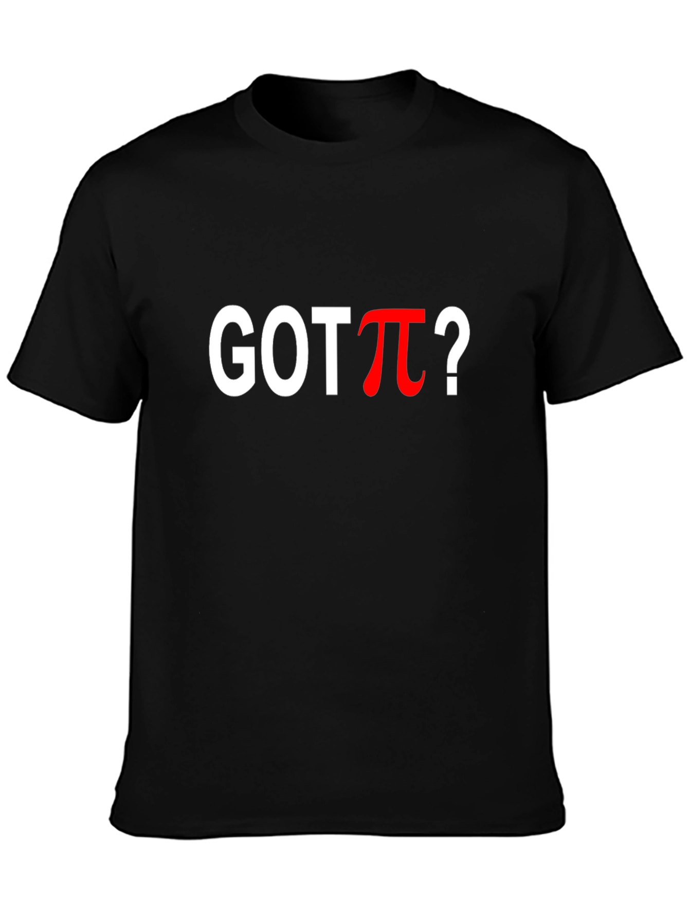 Black Got Pi T-Shirt - Math Humor Tee view 3