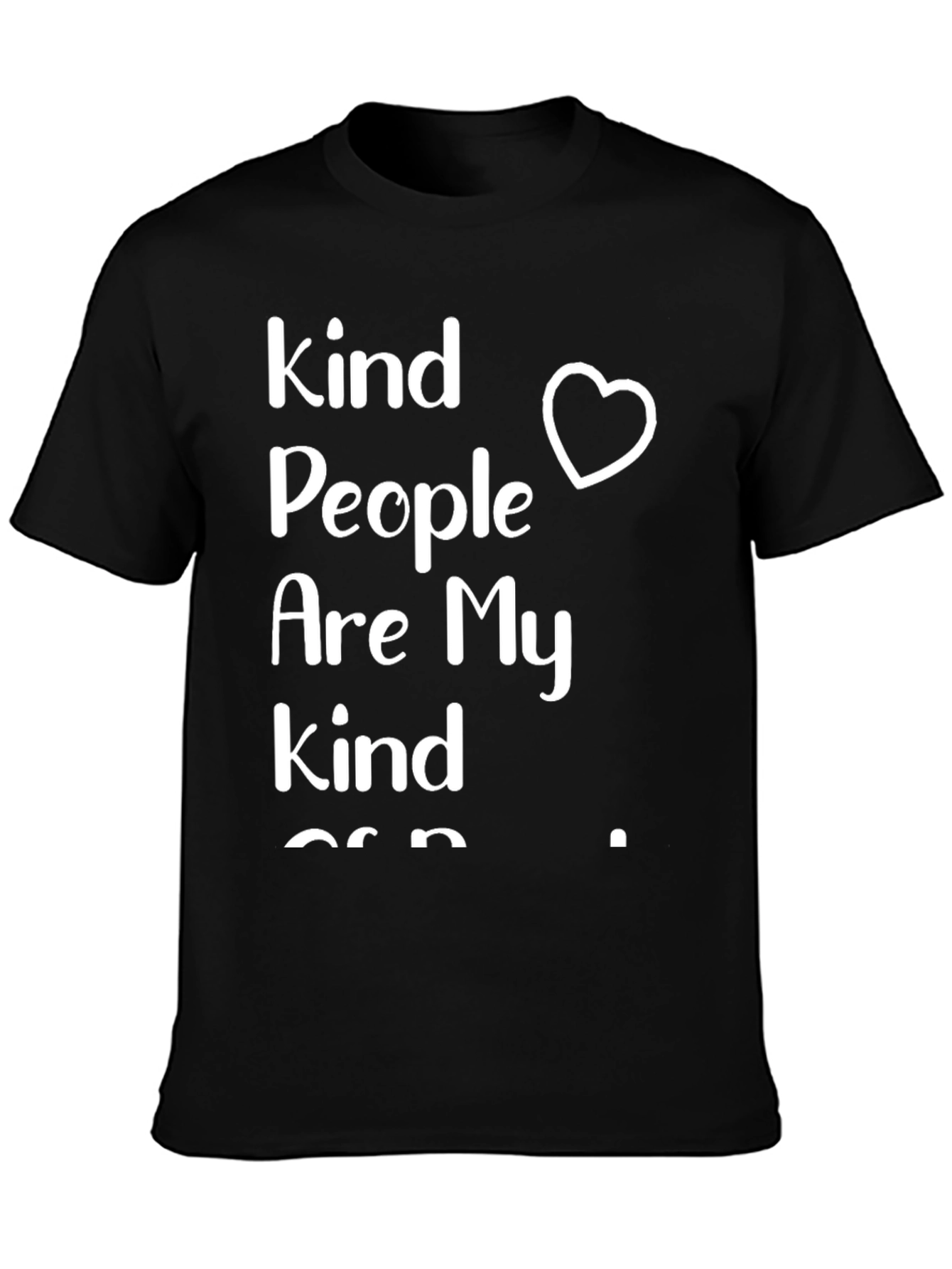 Black Kind People Are My Kind Of People T-Shirt view 3