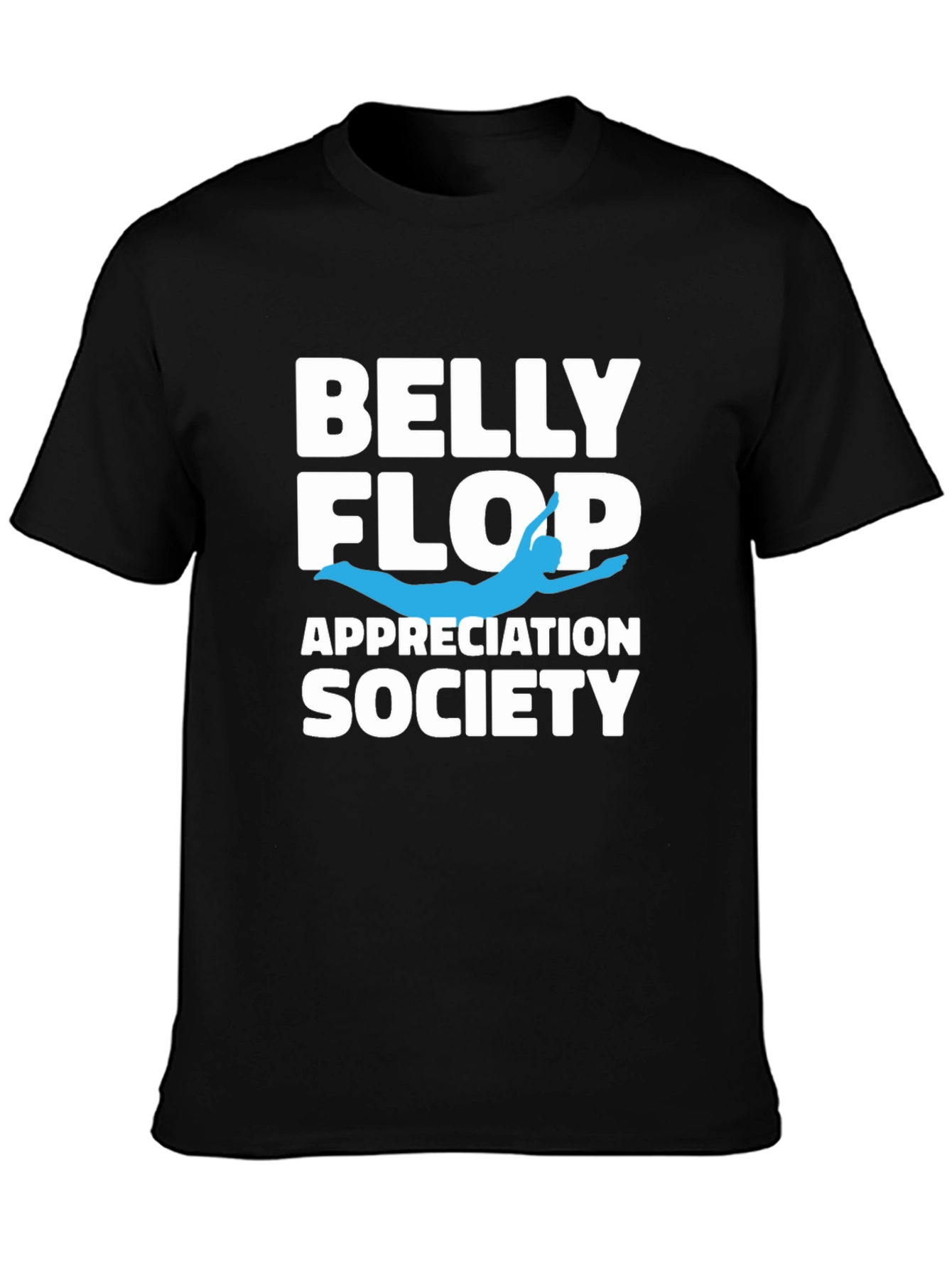 Black Belly Flop Appreciation Society Graphic Tee view 3