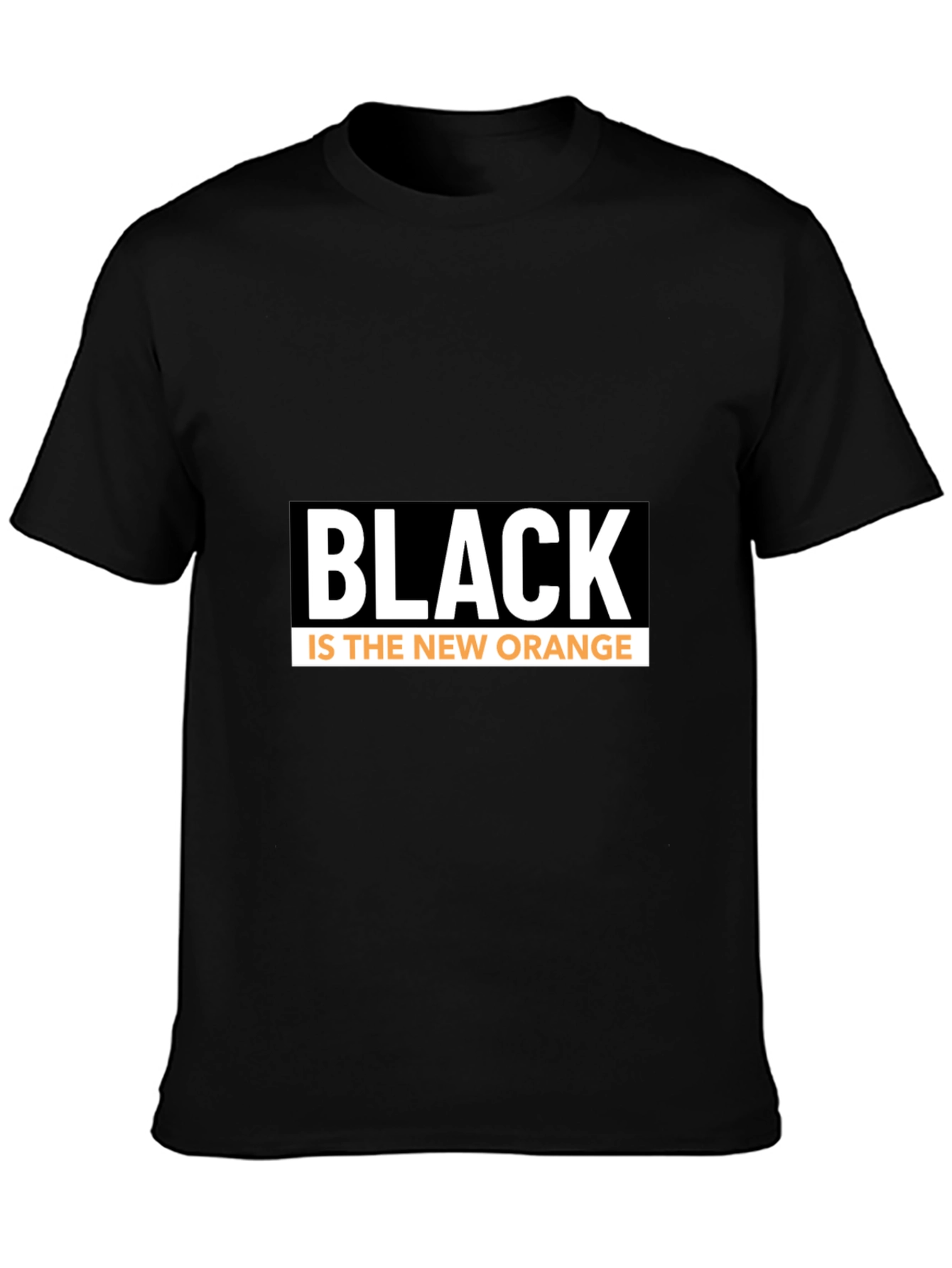 Black Black is the New Orange Graphic Tee view 3