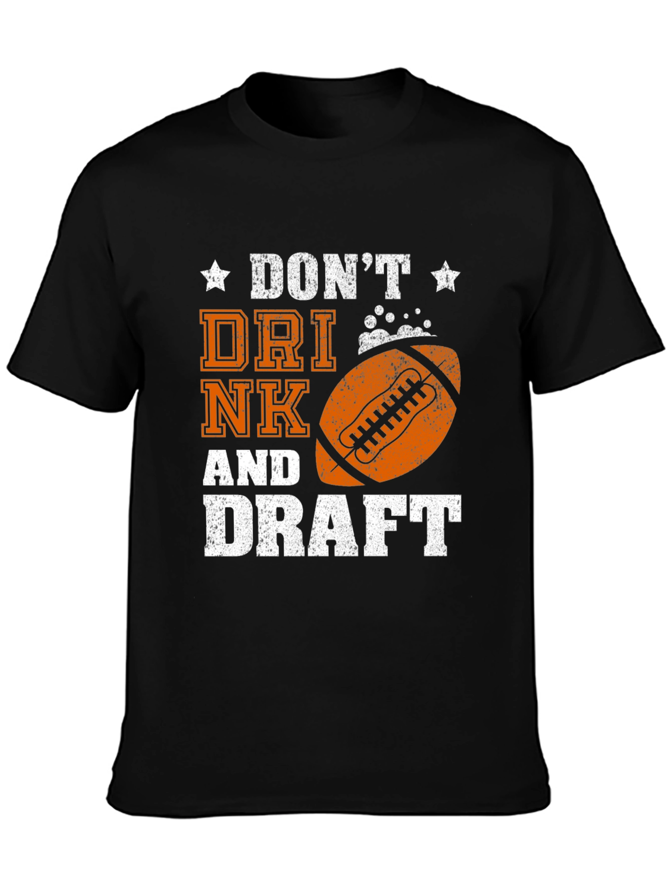 Black Don't Drink & Draft Graphic Tee view 3