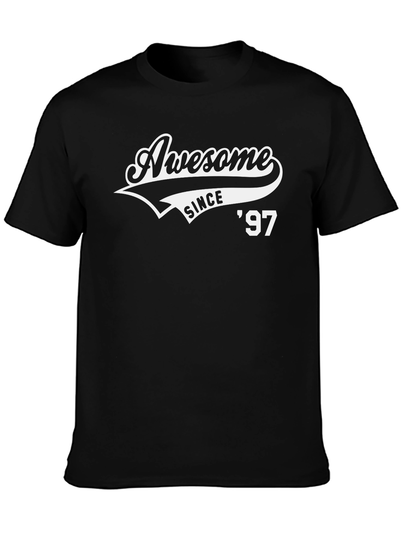 Black Awesome Since '97 Black T-Shirt view 3
