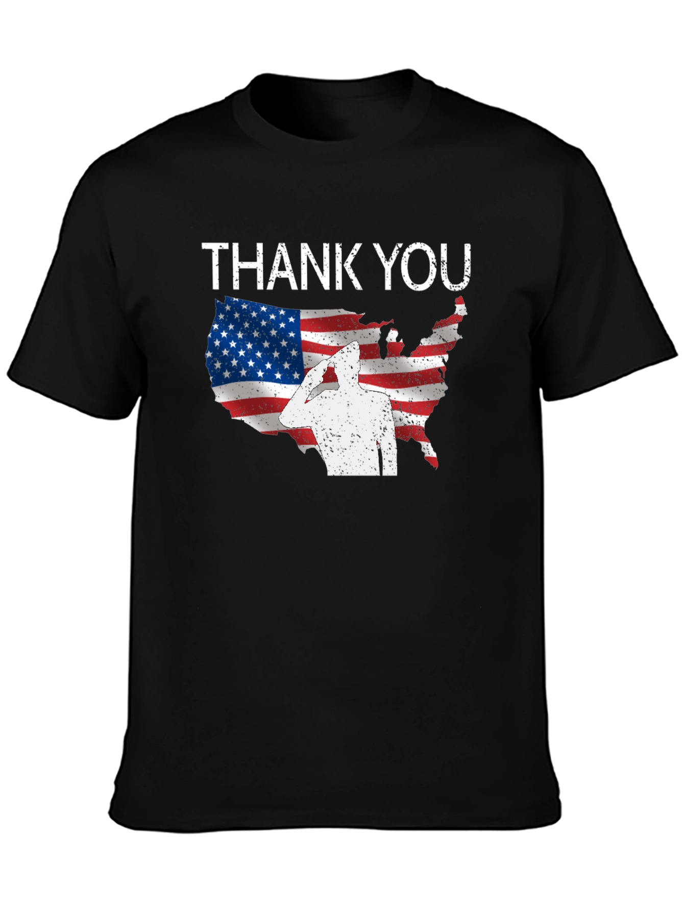 Thank You USA Flag Patriotic T-Shirt - 3