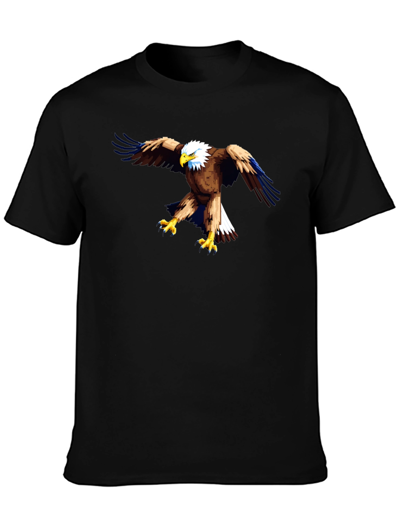 Black Eagle Graphic T-Shirt - Bold Patriotic Style view 3
