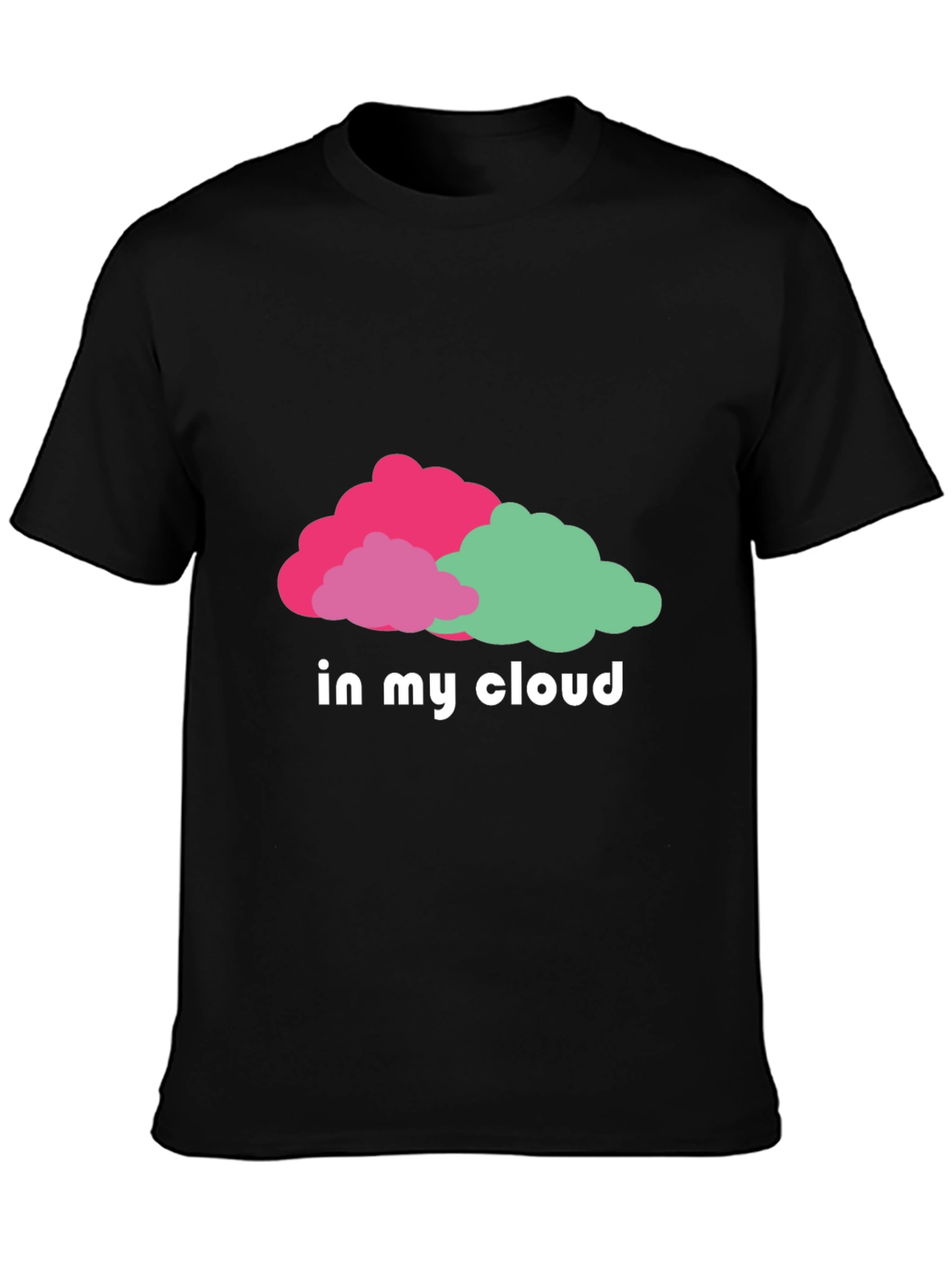 Black In My Cloud Graphic Tee - Fun & Stylish T-Shirt view 3