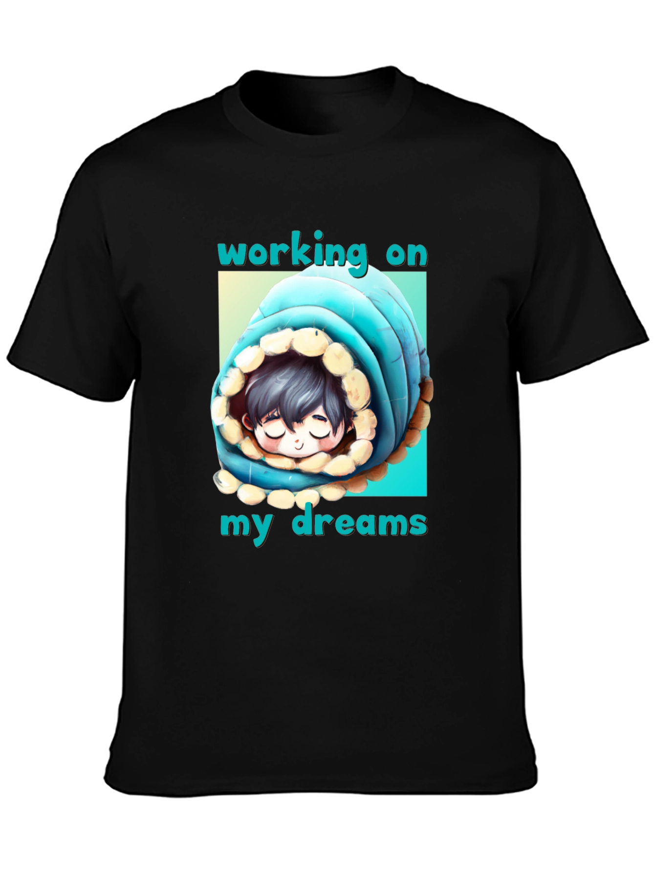 Black Working On My Dreams T-Shirt view 3