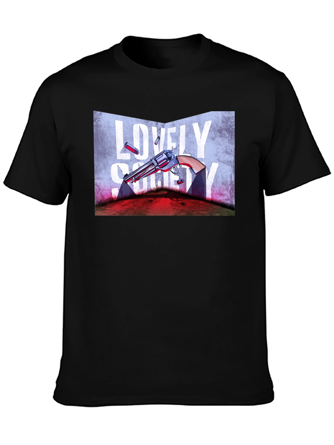 Lovely Society Graphic Tee - Edgy Design - 3