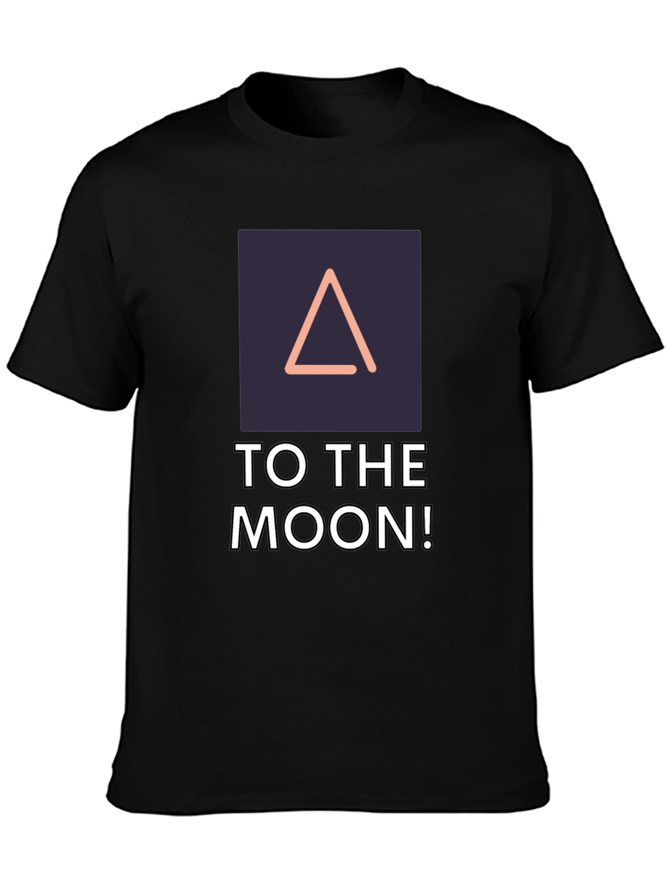 Black Delta Crypto To The Moon Black Tee view 3