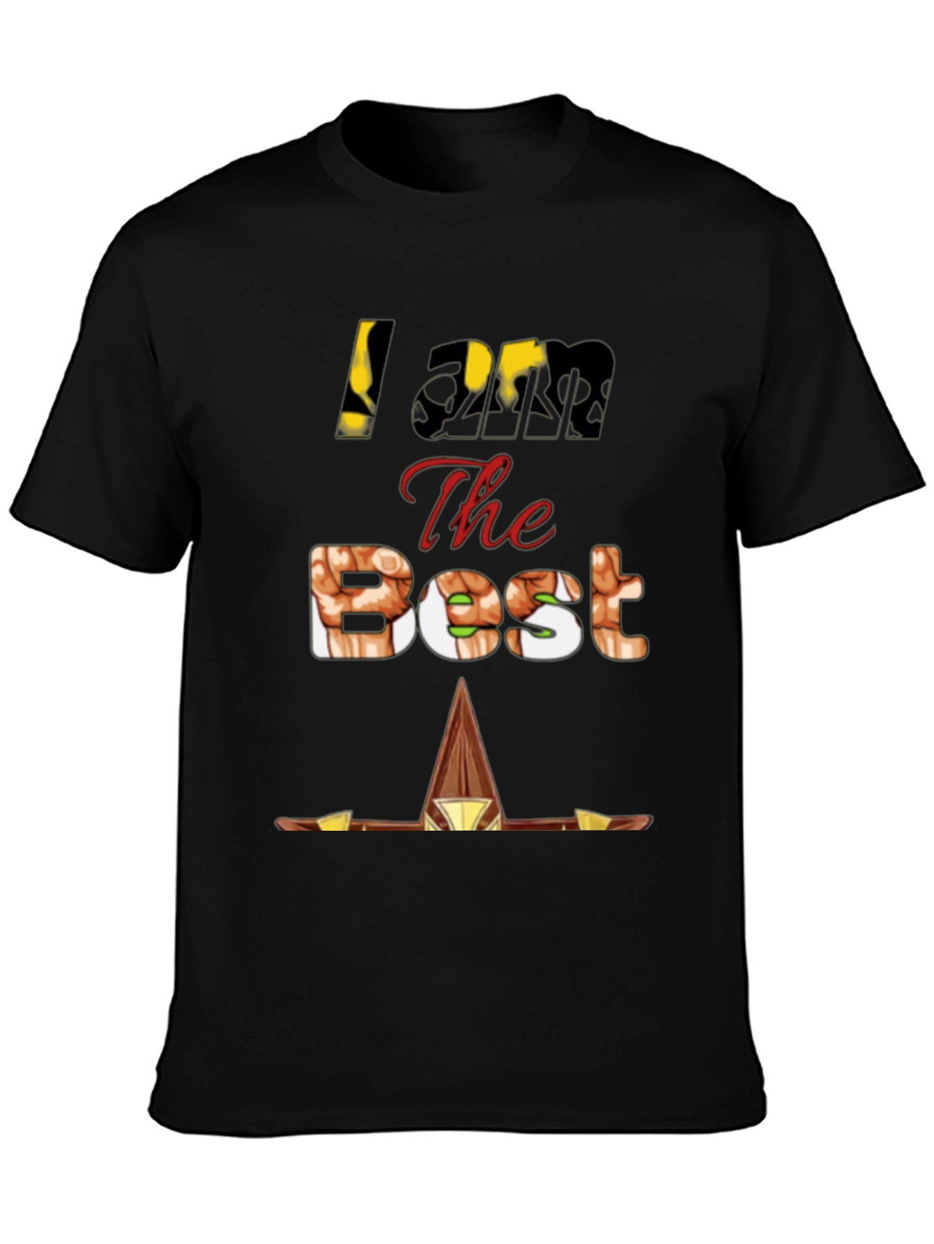 Black I Am The Best Pharaoh Egypt T-Shirt view 3