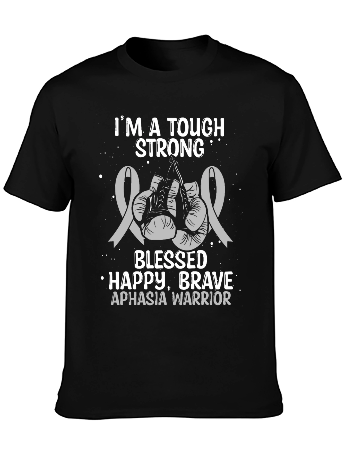 Tough Strong Aphasia Warrior T-Shirt - 3