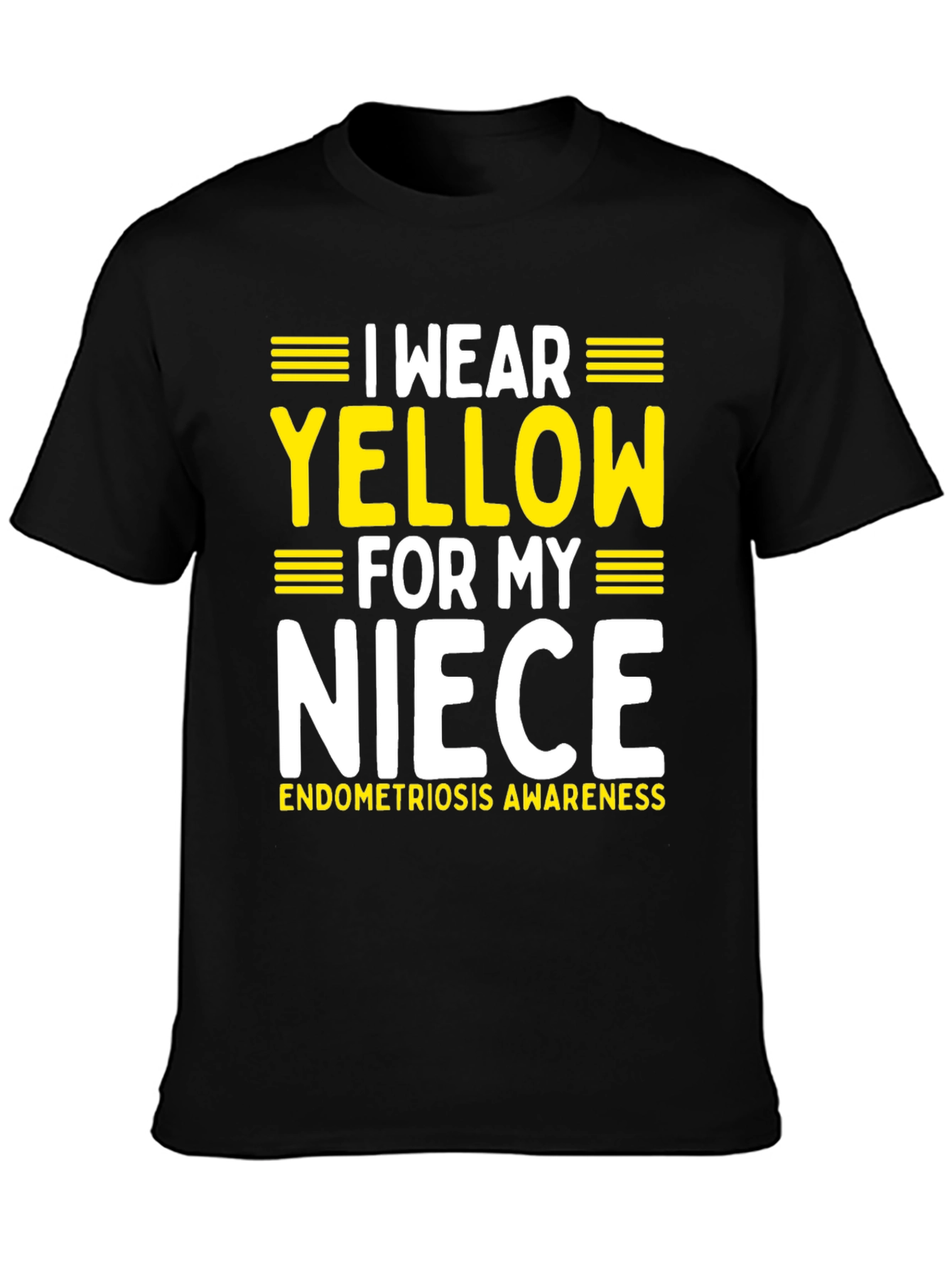 I Wear Yellow For My Niece Awareness T-Shirt - 3