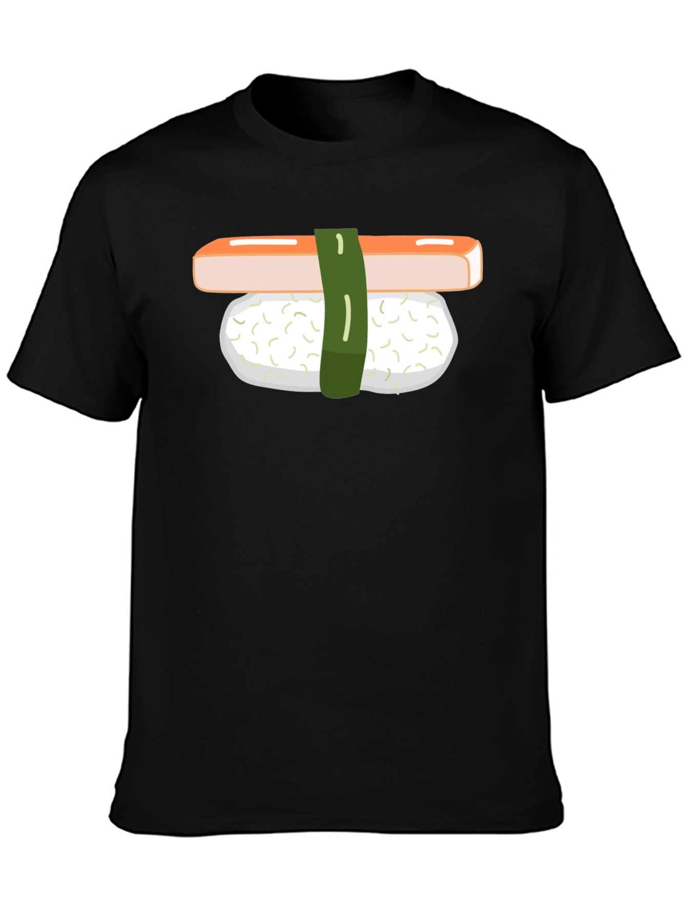 Black Sushi Graphic Tee - Foodie T-Shirt view 3