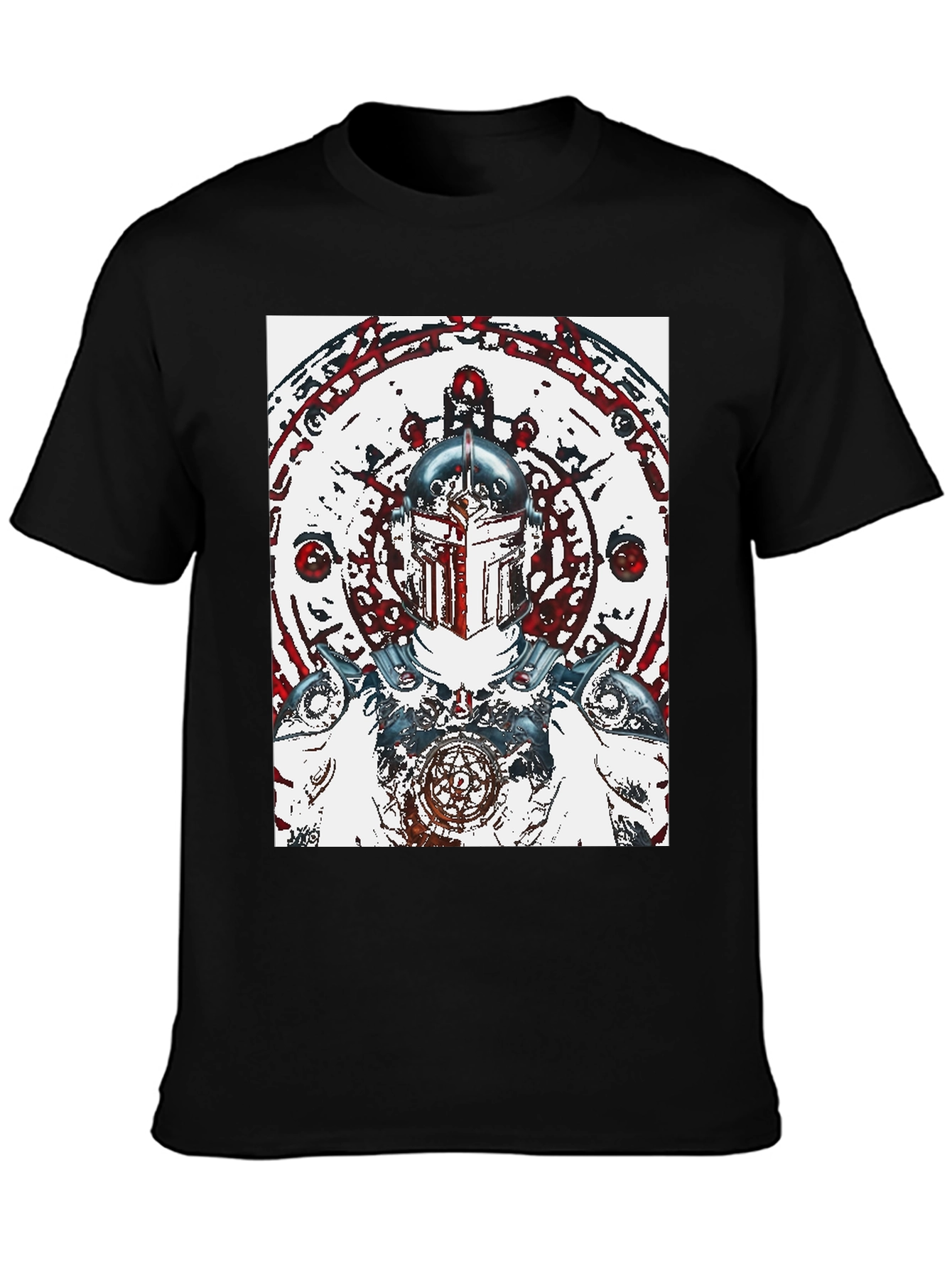 Black Warrior Graphic Black T-Shirt view 3
