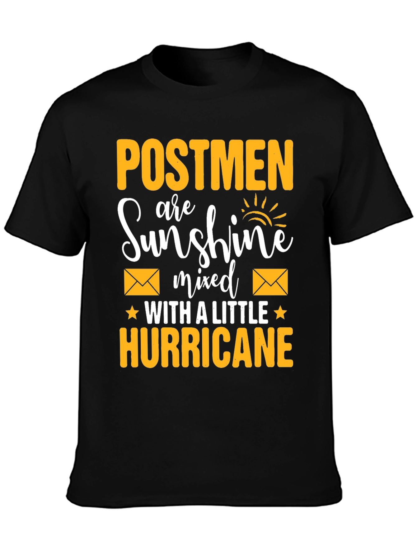 Black Postmen Sunshine Hurricane T-Shirt view 3