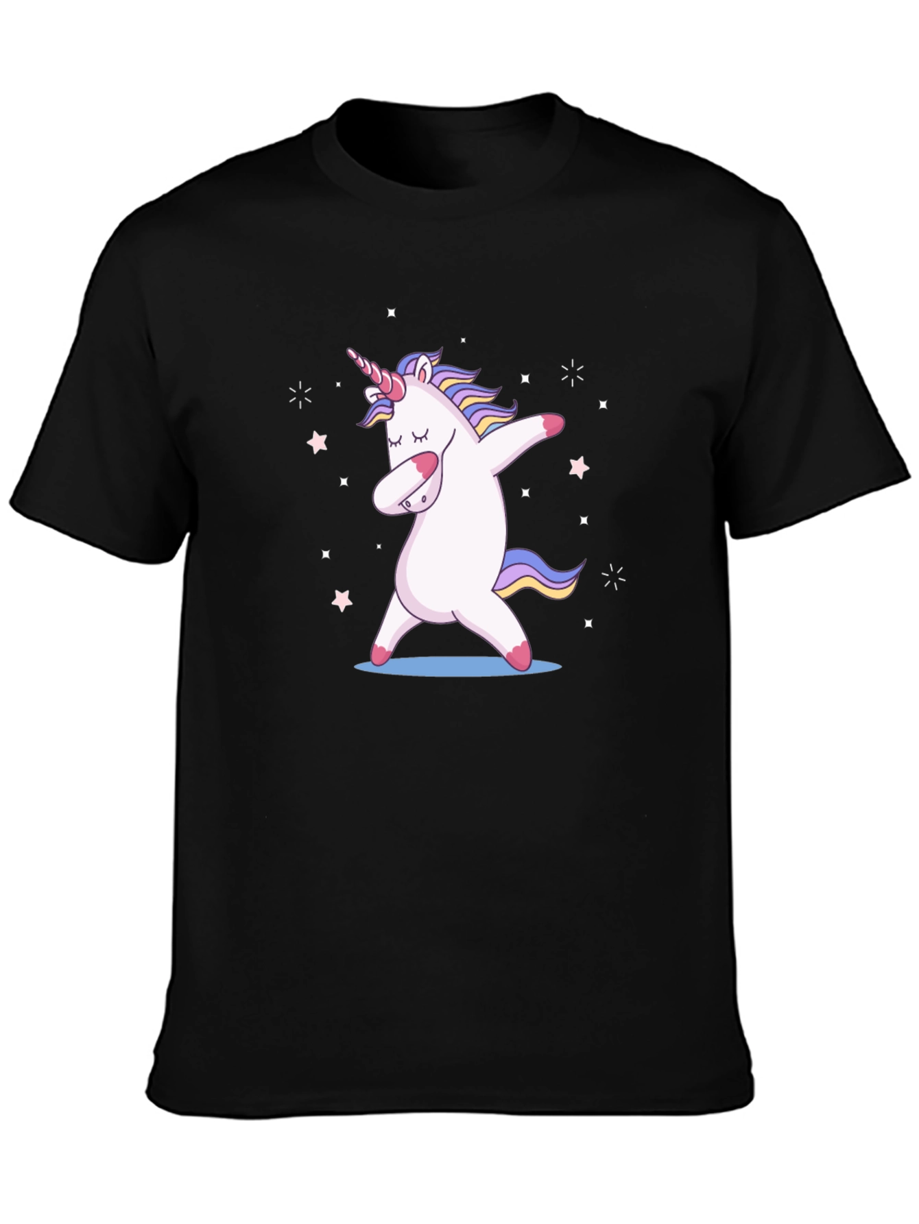 Black Unicorn Dab T-Shirt - Funny & Stylish view 3