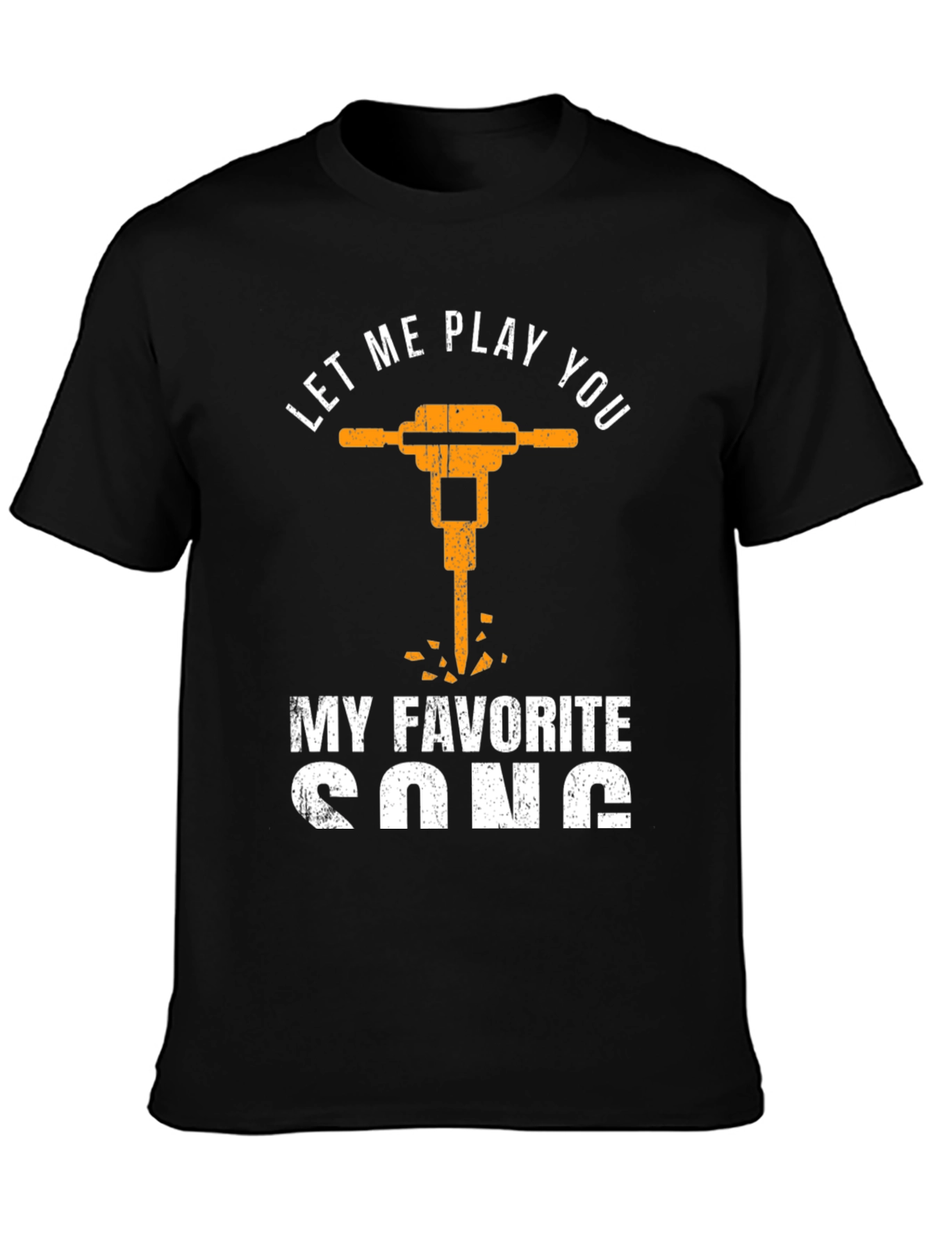 Black Let Me Play You T-Shirt view 3