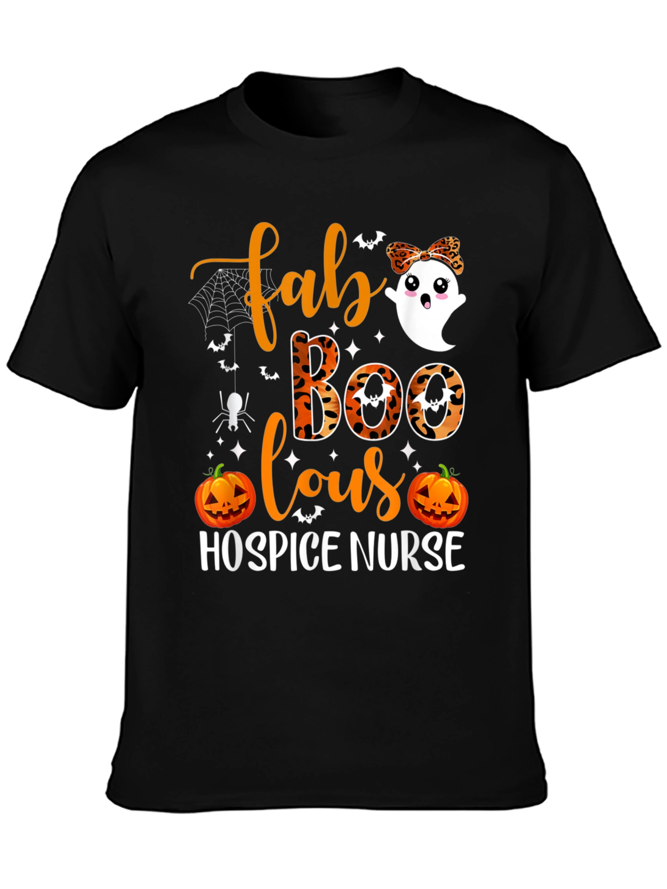 Fab-Boo-lous Hospice Nurse Halloween T-Shirt - 3