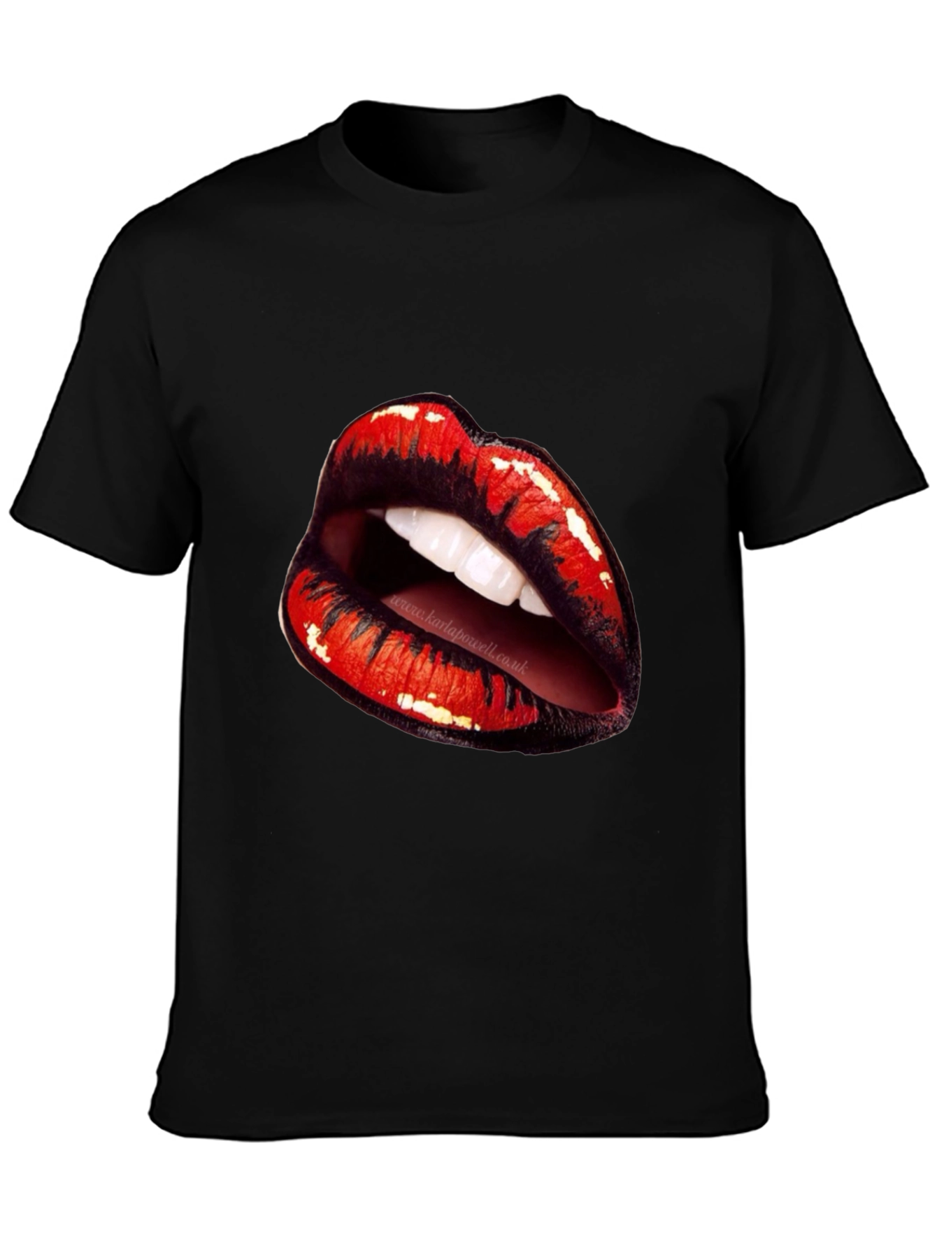 Black Lips Graphic Black T-Shirt view 3