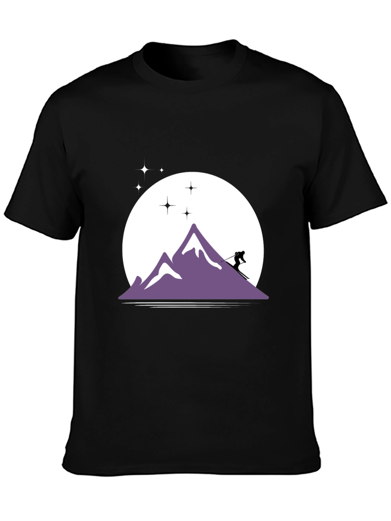 Black Mountain Skier Graphic Tee view 3