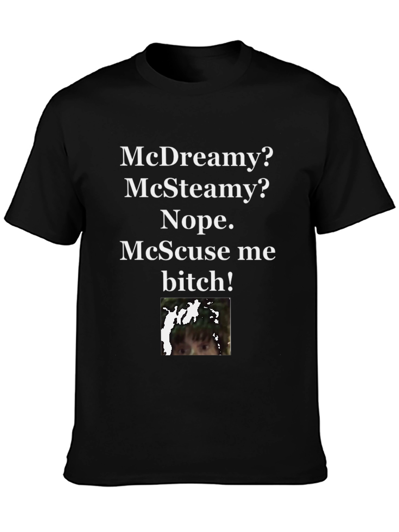 Black McDreamy? Graphic Novelty T-Shirt - Black view 3