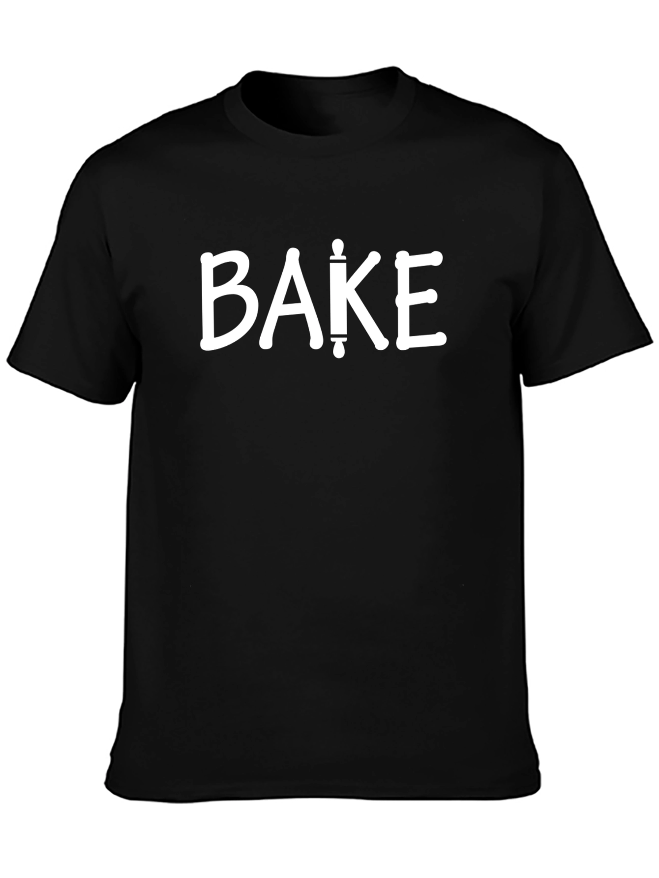 Black Bake T-Shirt - Funny Baking Apparel view 3