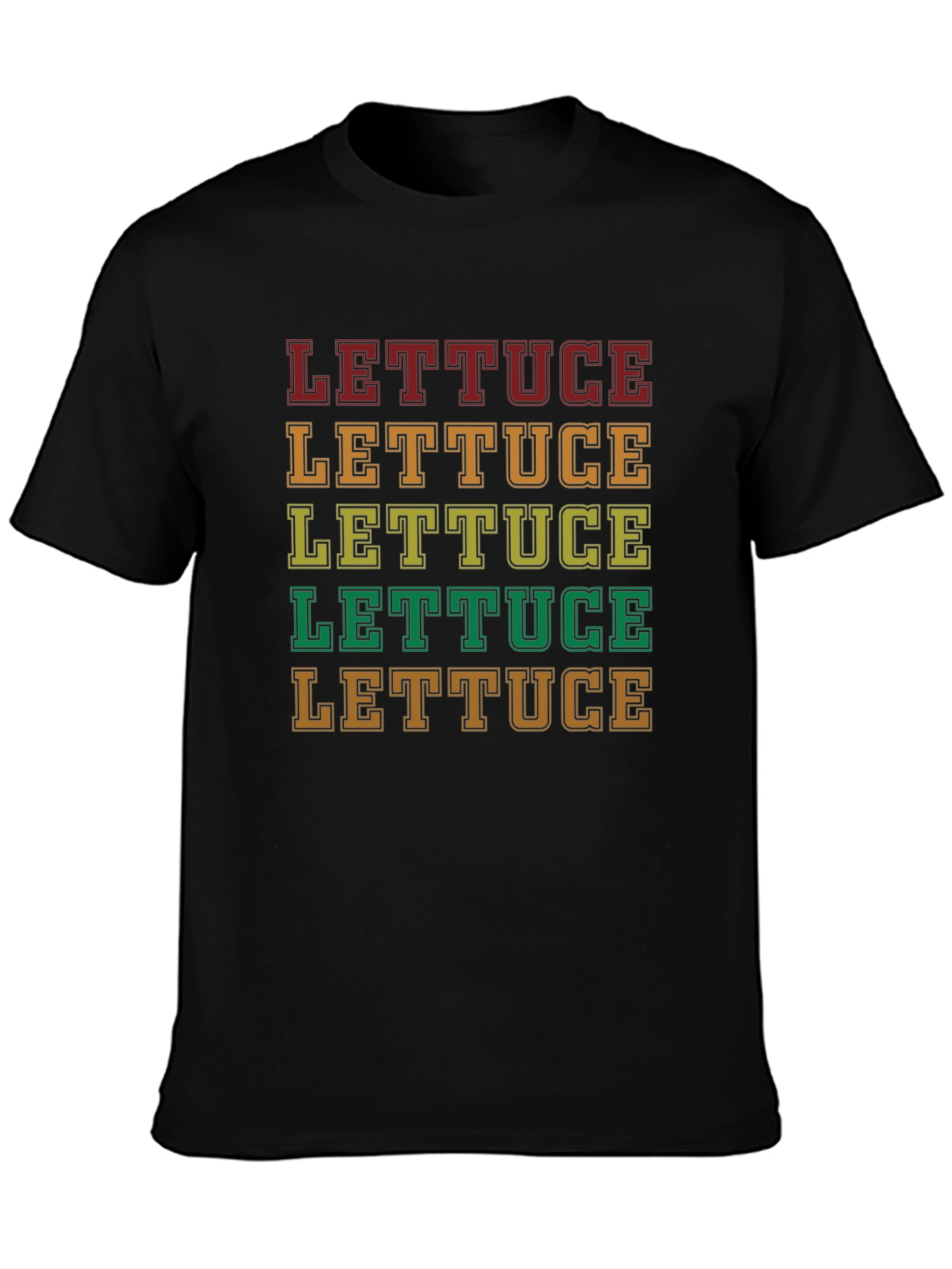 Lettuce Retro T-Shirt - Bold Graphic Tee - 3