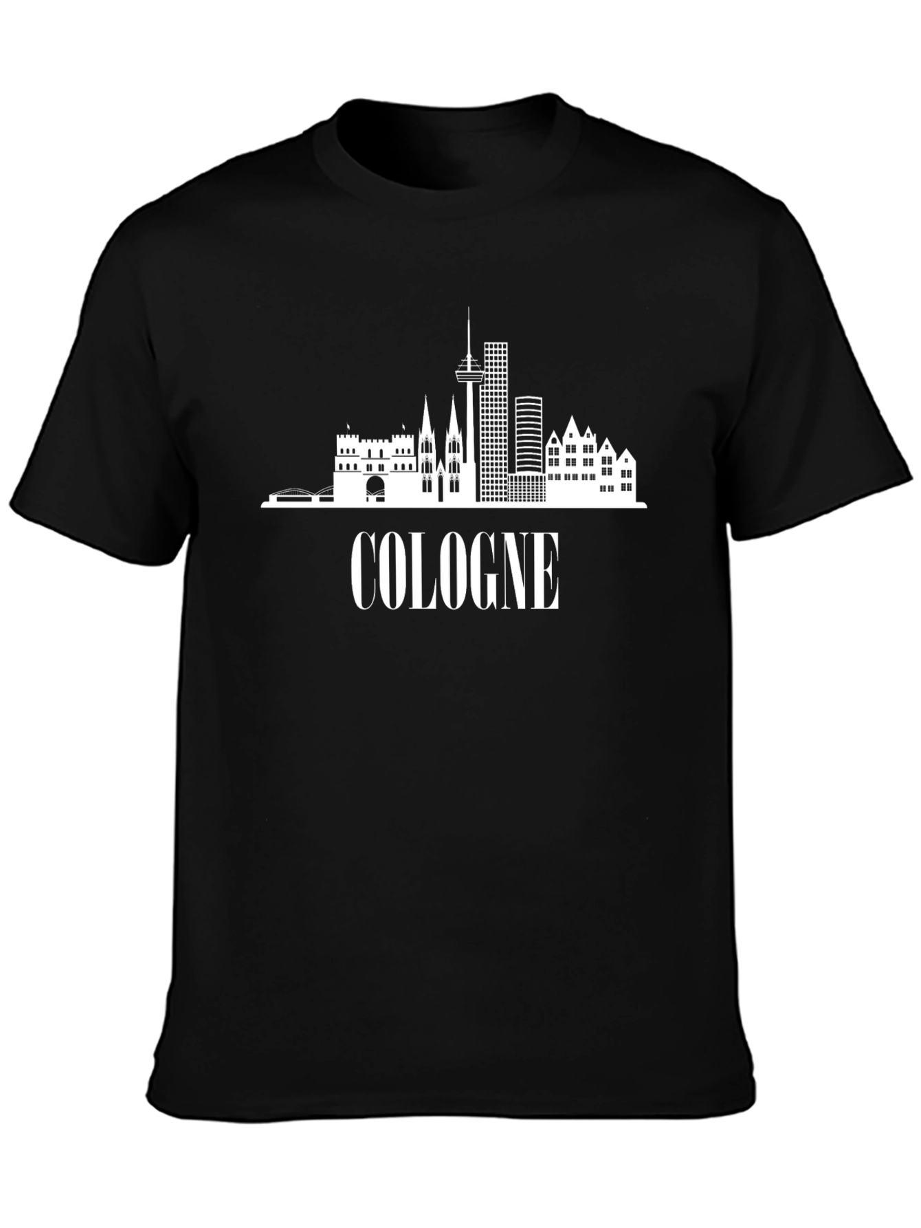 Cologne Skyline Graphic T-Shirt - 3
