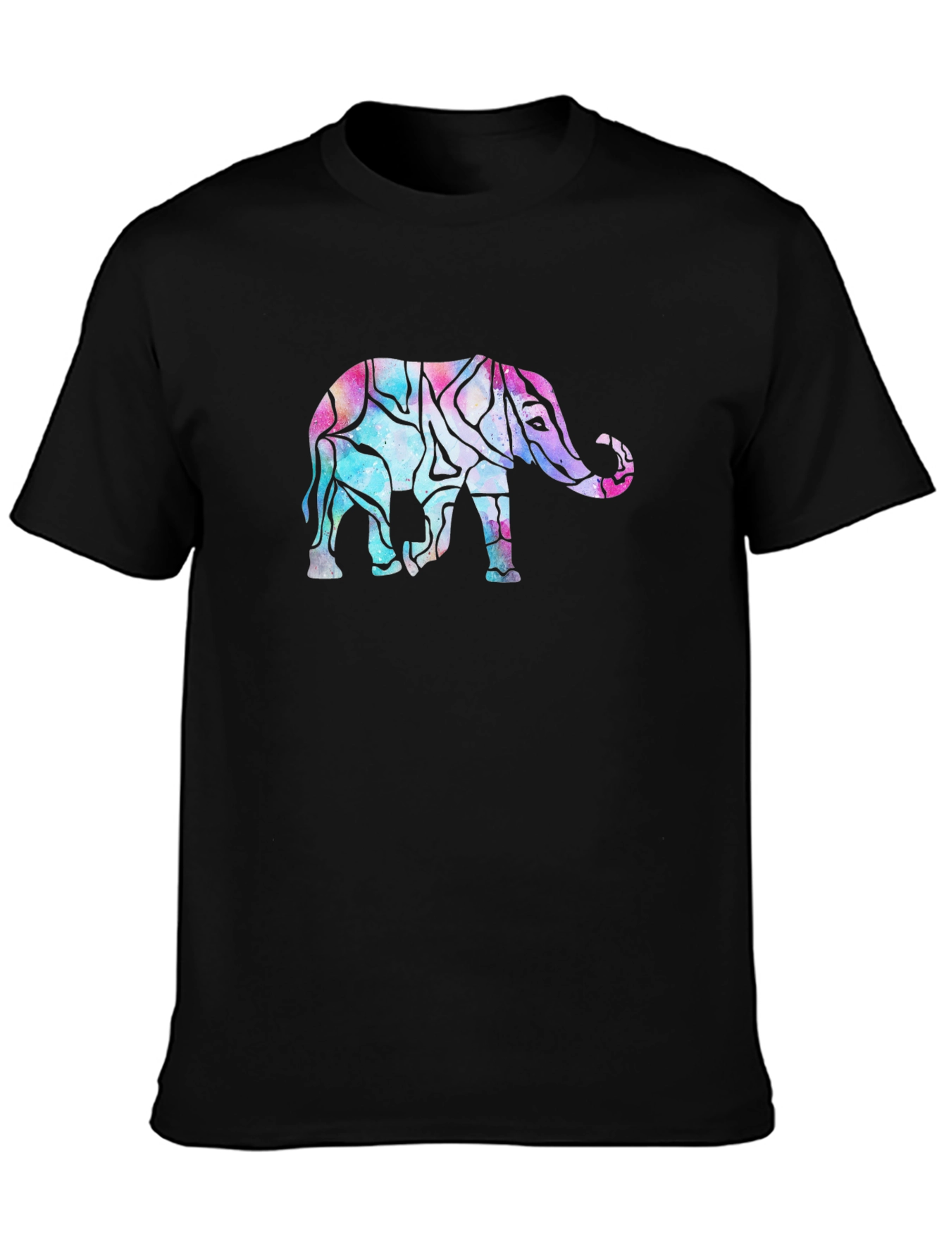 Black Elephant Graphic T-Shirt - Stylish & Unique view 3