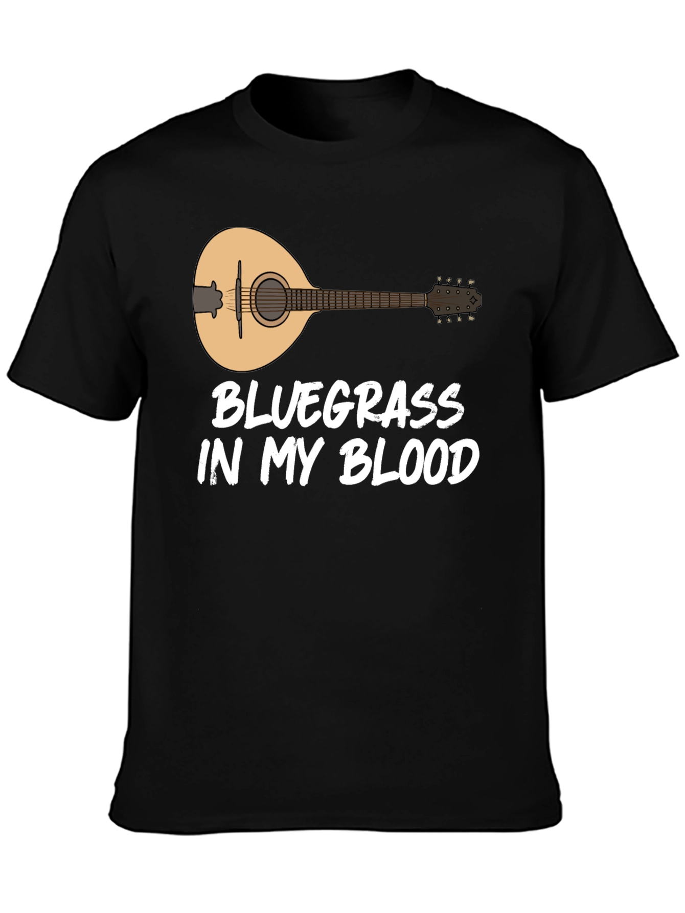 Black Bluegrass In My Blood Graphic Tee view 3