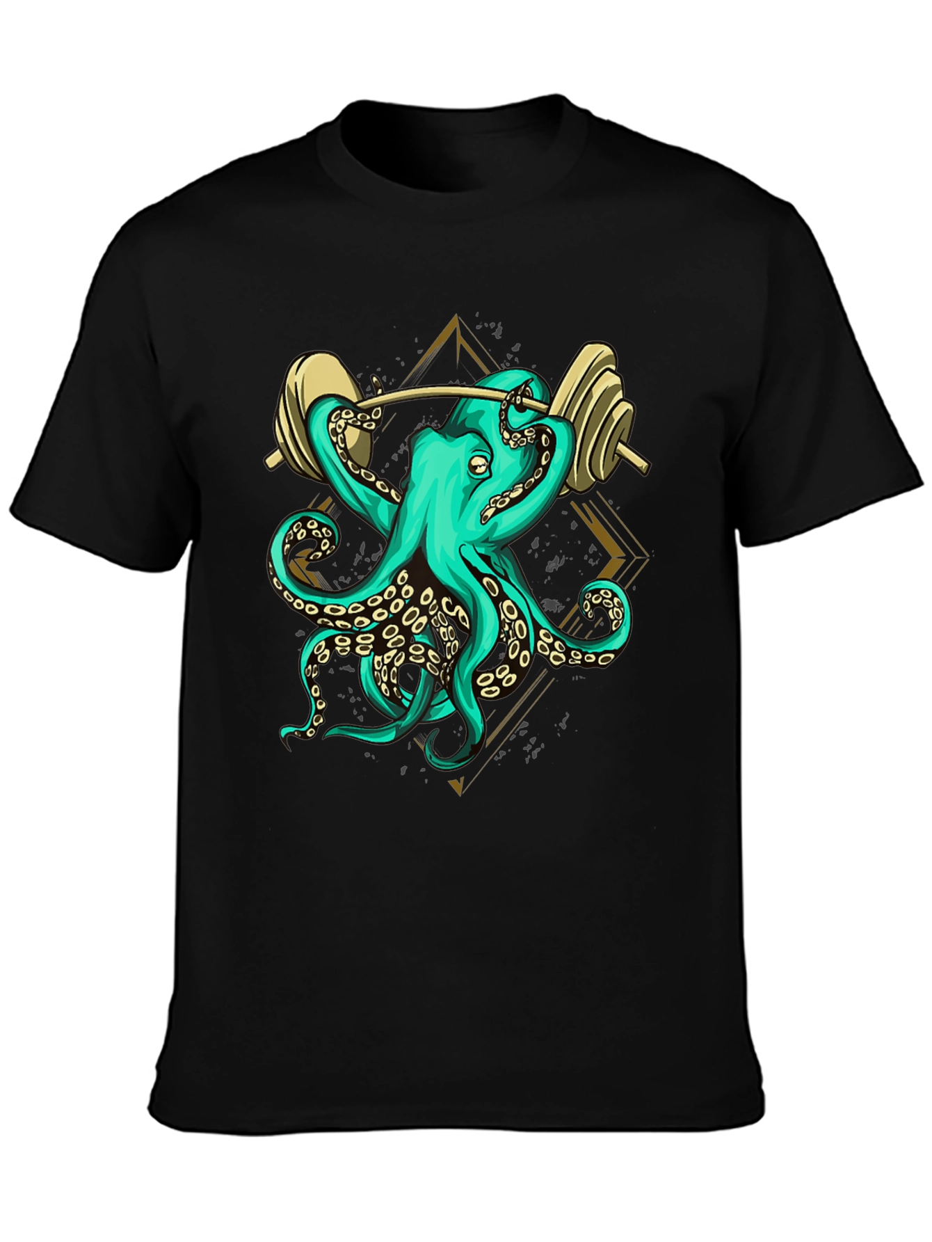 Octopus Lifting Weights Graphic Tee - 3