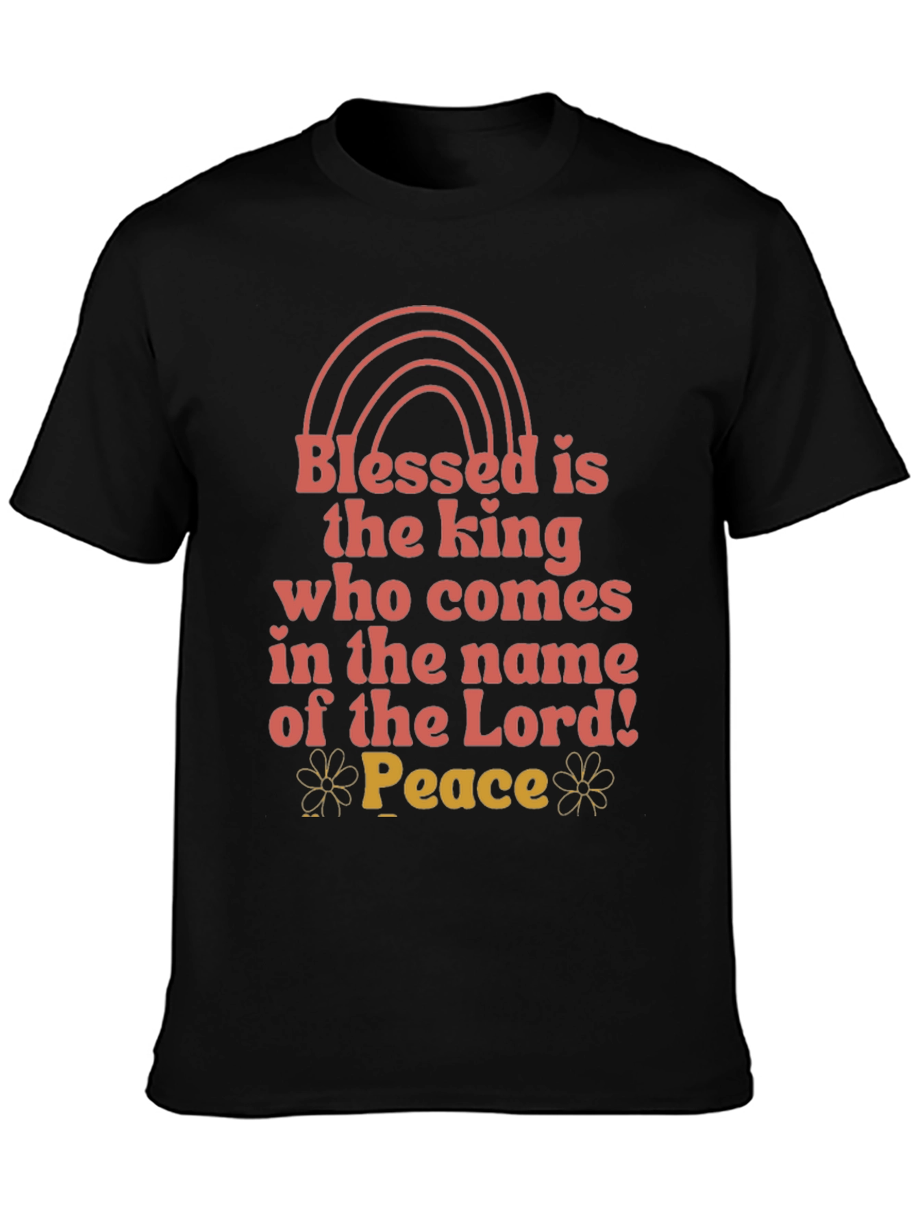 Black Blessed is the King Graphic T-Shirt view 3