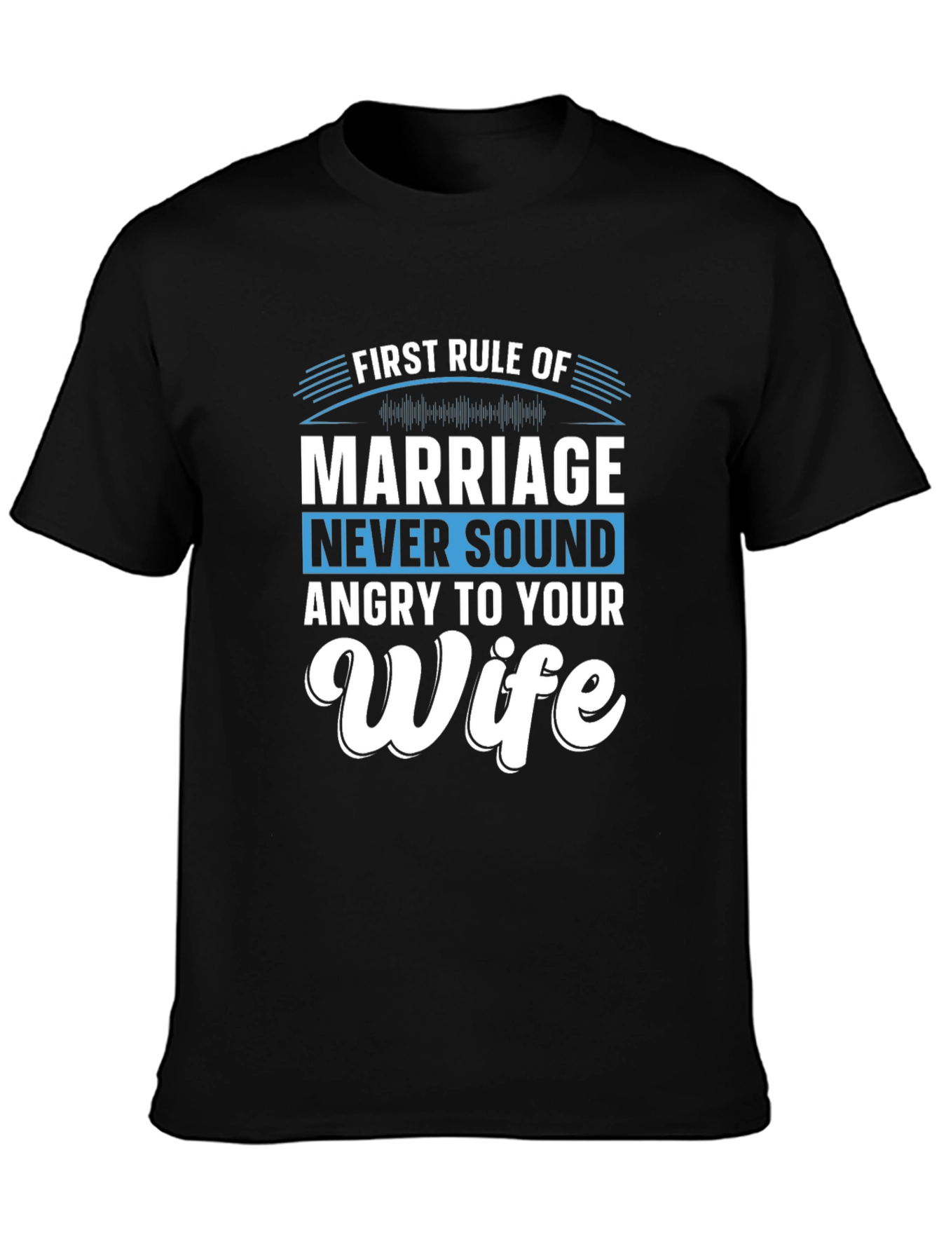 Black Marriage Rule Men's T-Shirt view 3