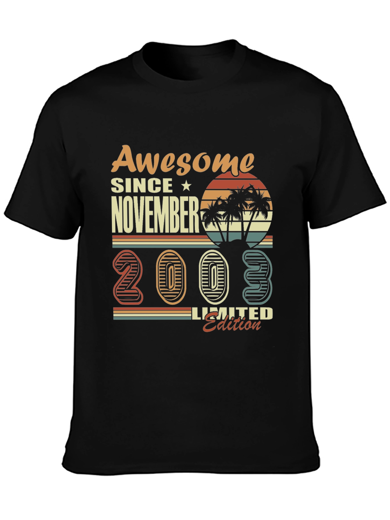 Black Awesome Since November 2003 Limited Edition T-Shirt view 3