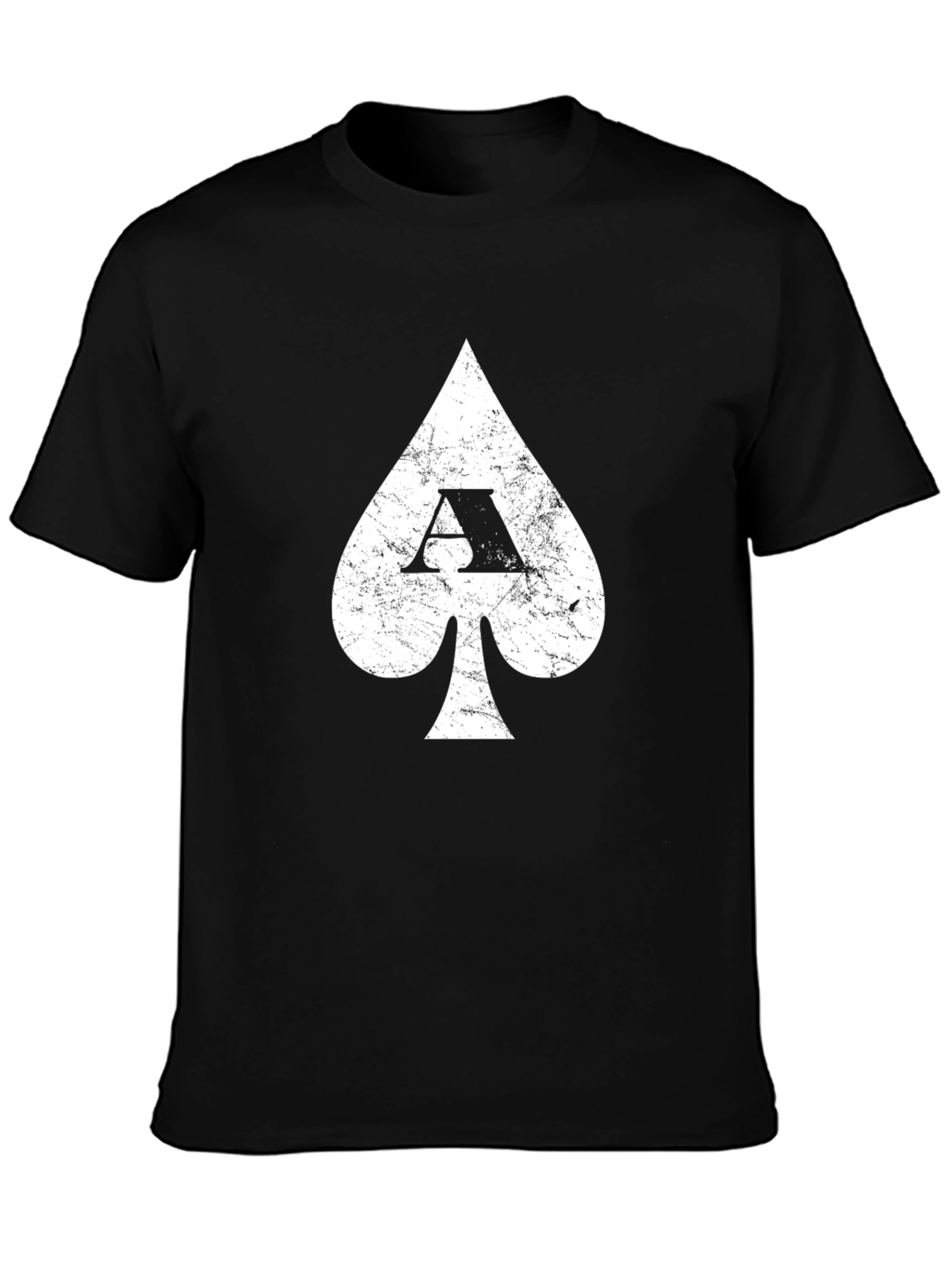 Black Ace of Spades Black T-Shirt view 3