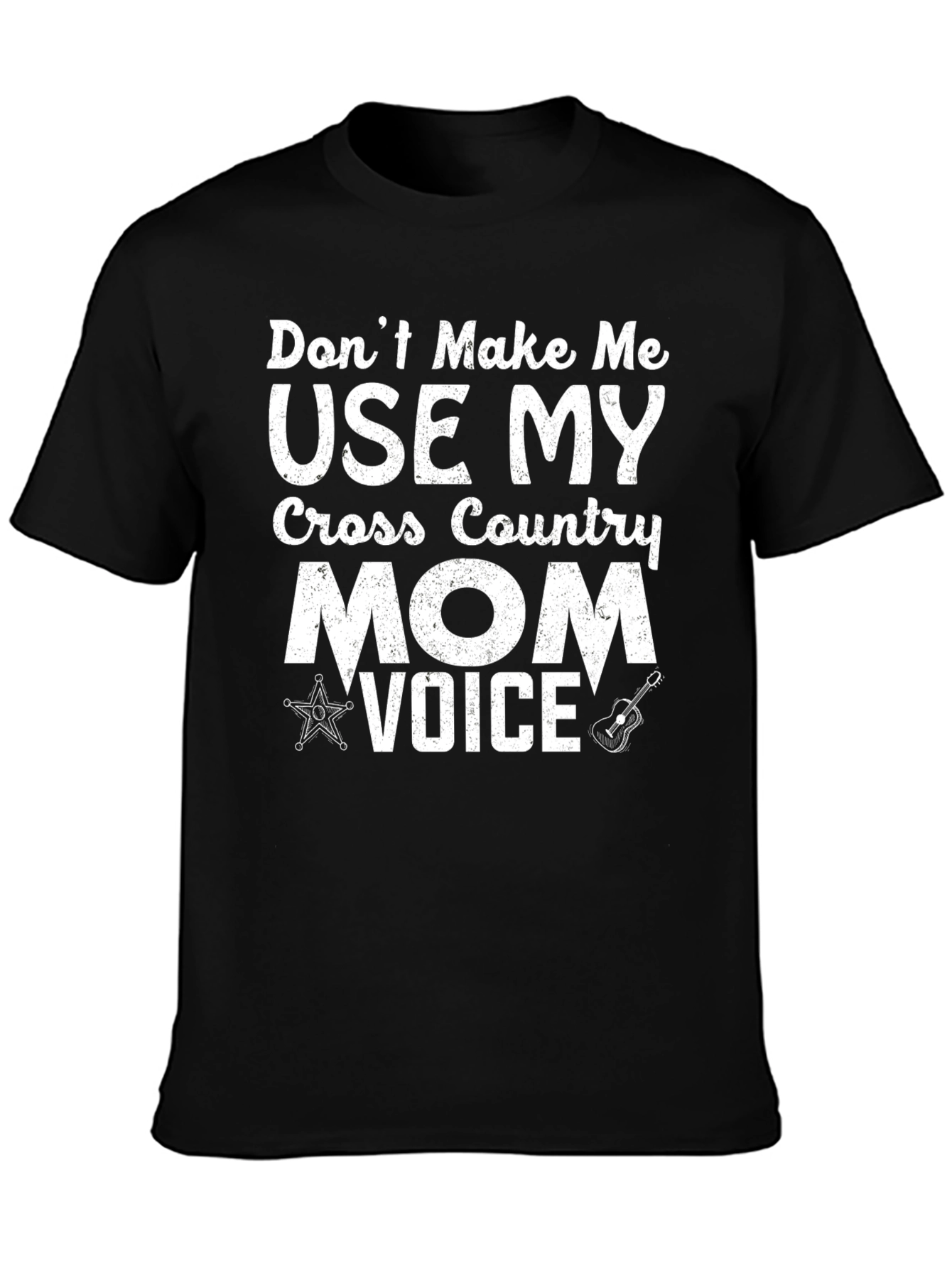 Black Country Mom Voice Graphic T-Shirt view 3