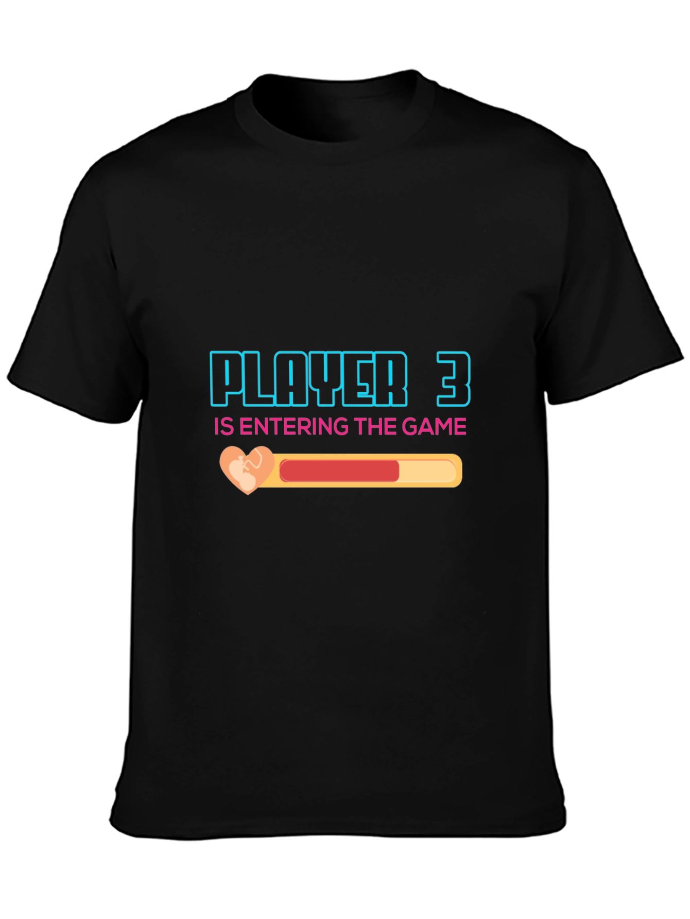 Black Player 3 Entering the Game T-Shirt view 3