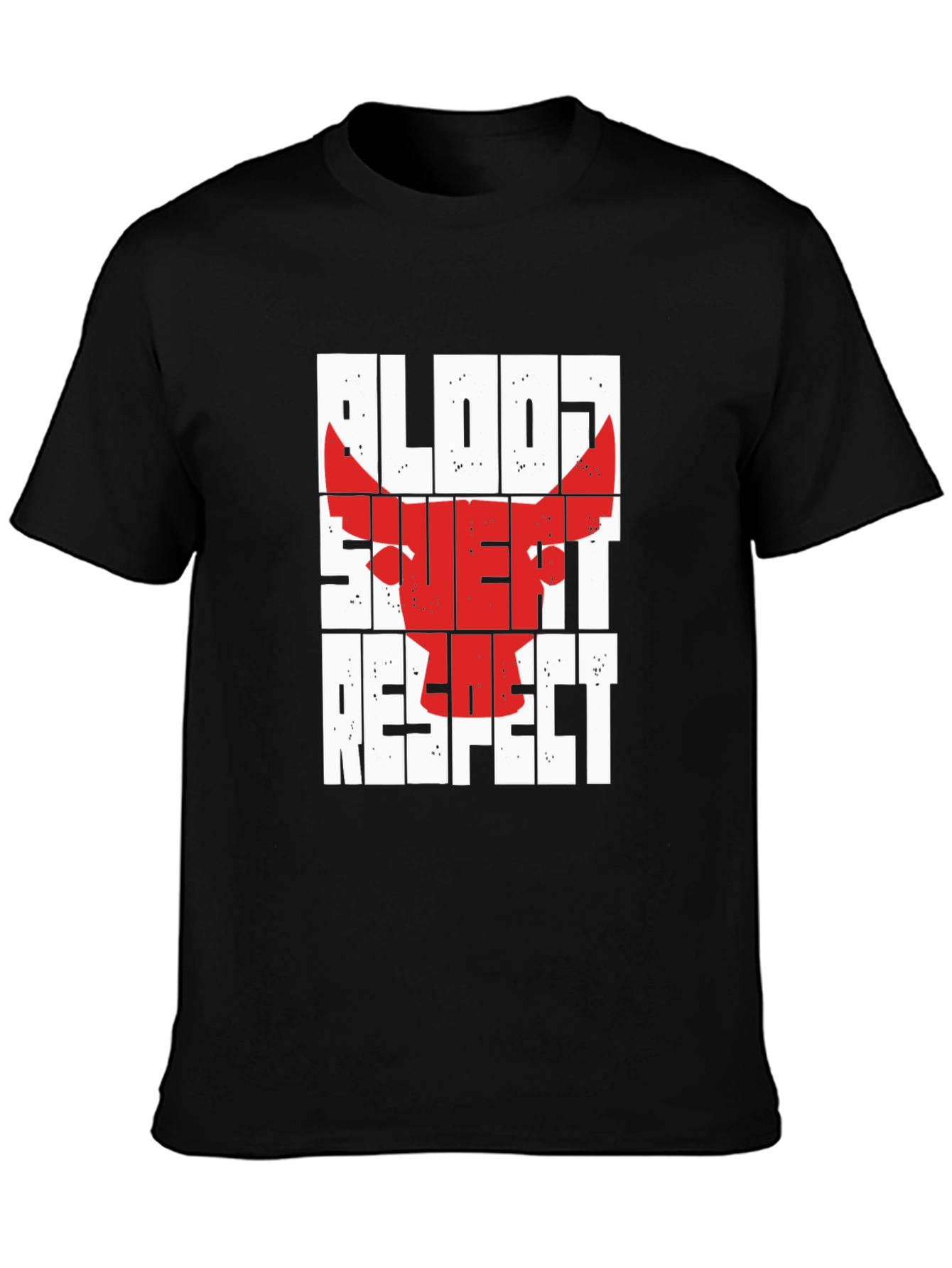 Black Blood Sweat Respect Graphic T-Shirt view 3