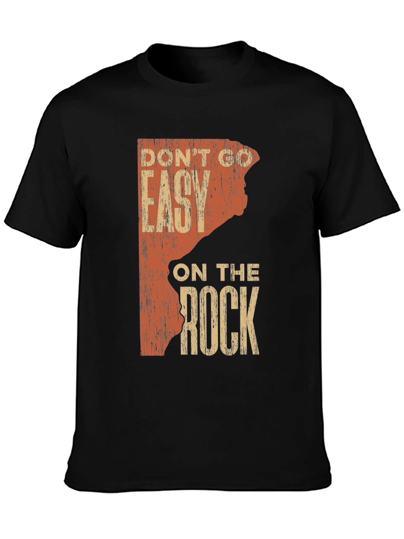 Black Rock Climbing T-Shirt: Don't Go Easy on the Rock view 3