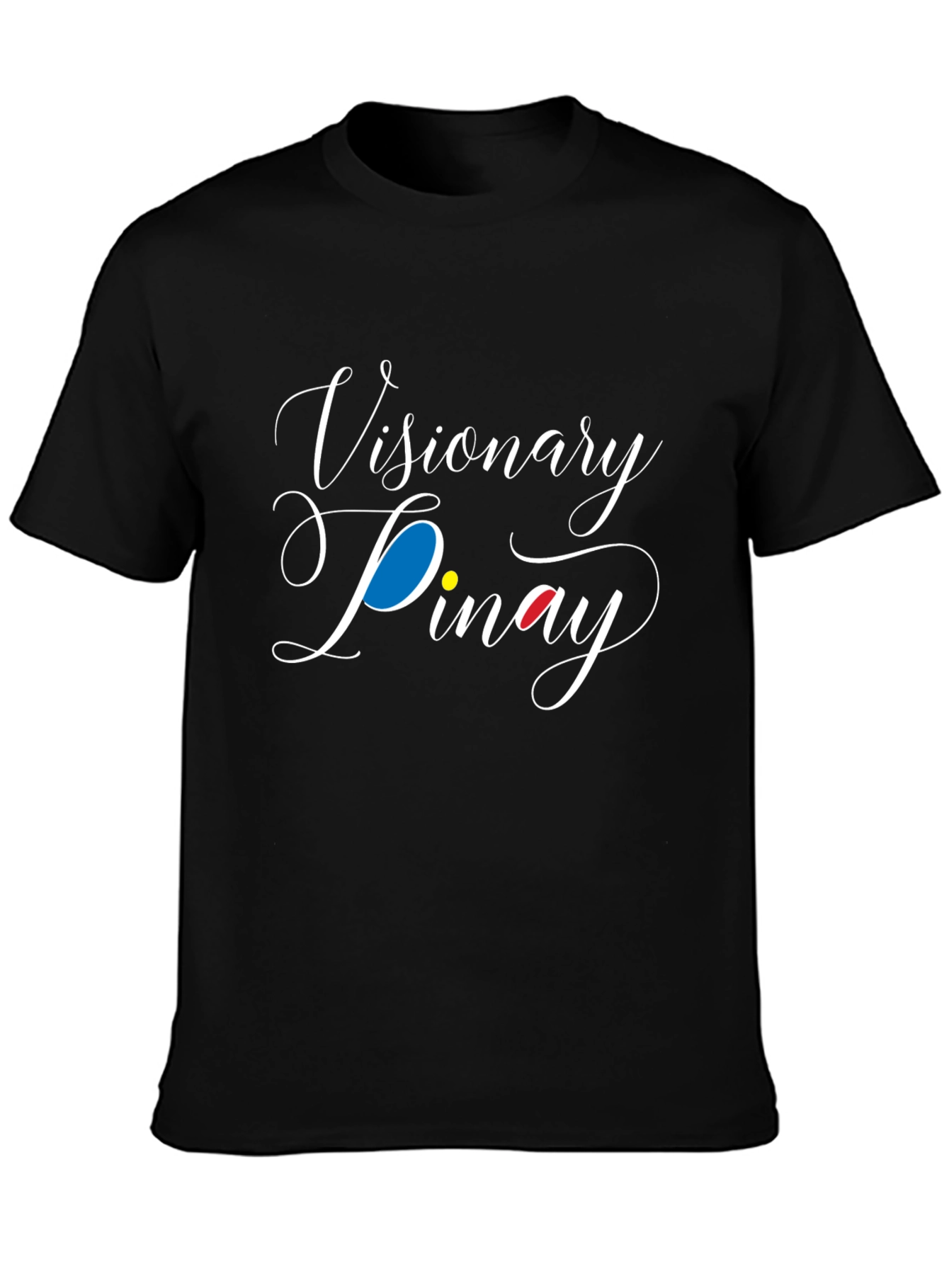 Visionary Pinay Black Graphic T-Shirt - 3