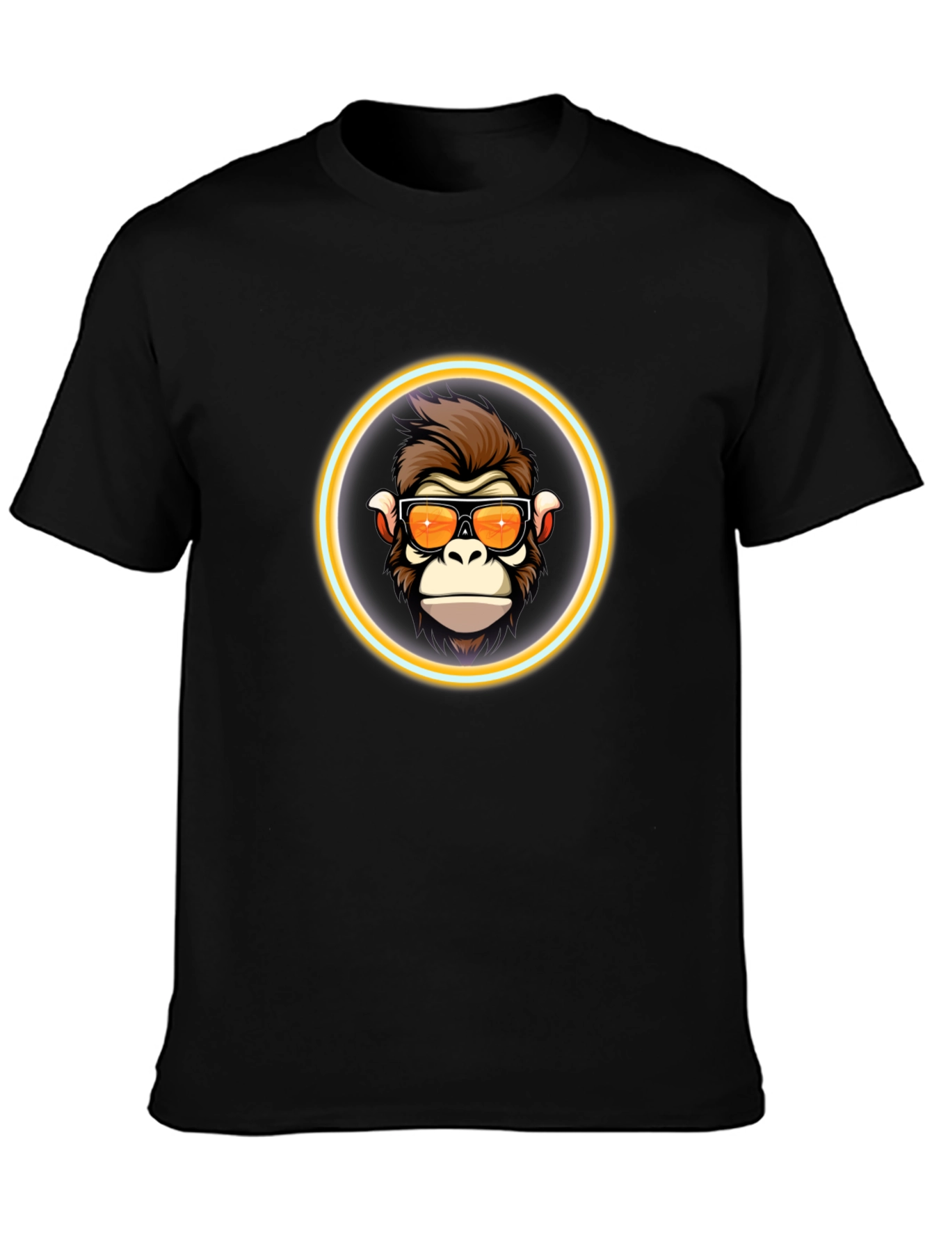 Black Cool Ape Graphic Tee - Black T-Shirt view 3