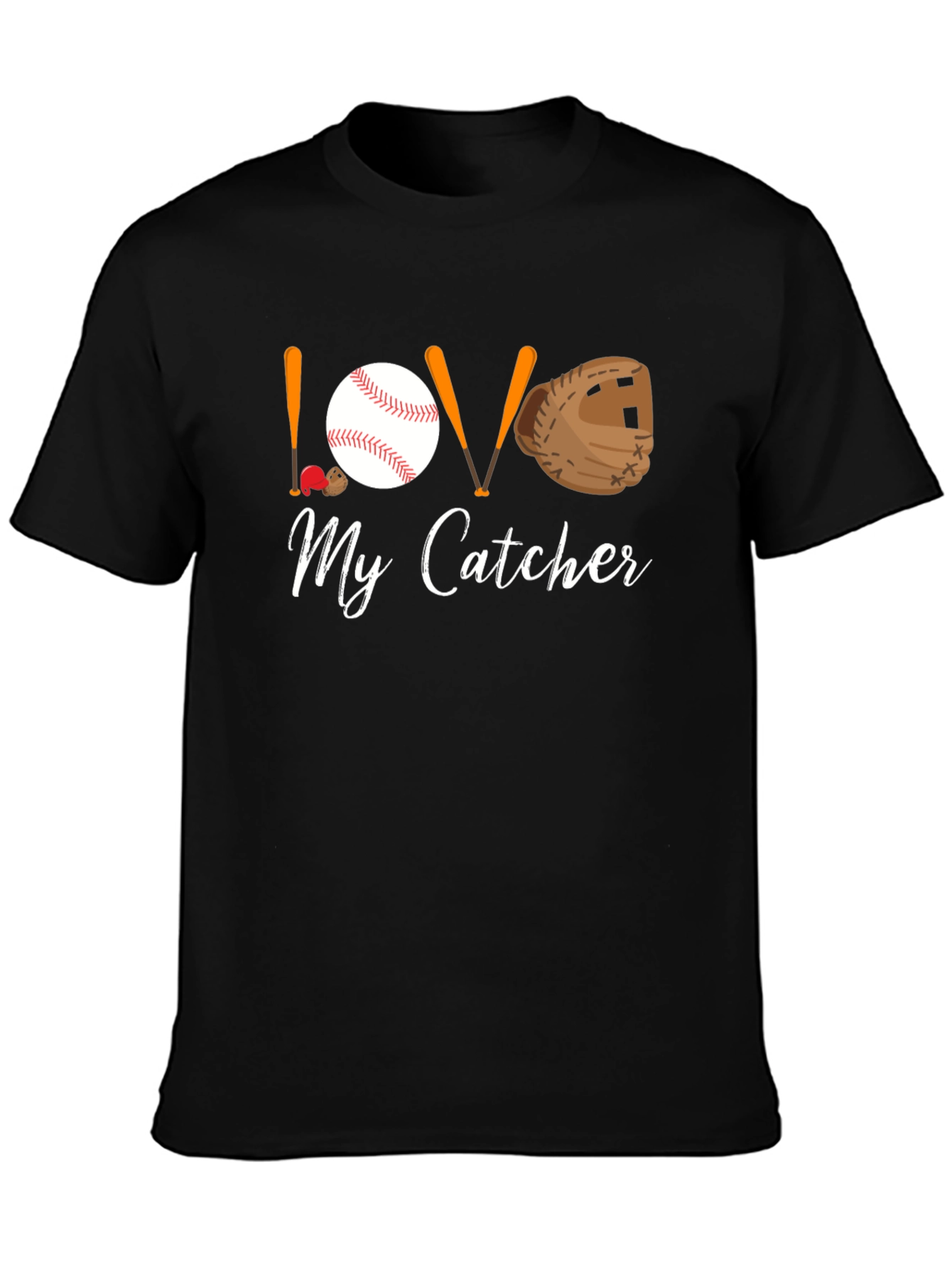 Love My Catcher Baseball Graphic Tee - 3