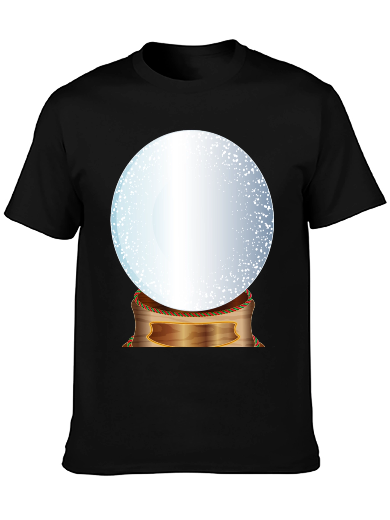 Black Snow Globe Graphic Tee - Holiday Fun! view 3