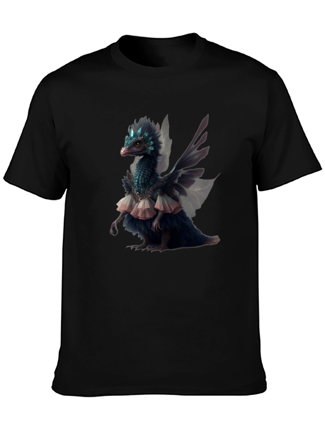 Black Dragon Fairy T-Shirt view 3
