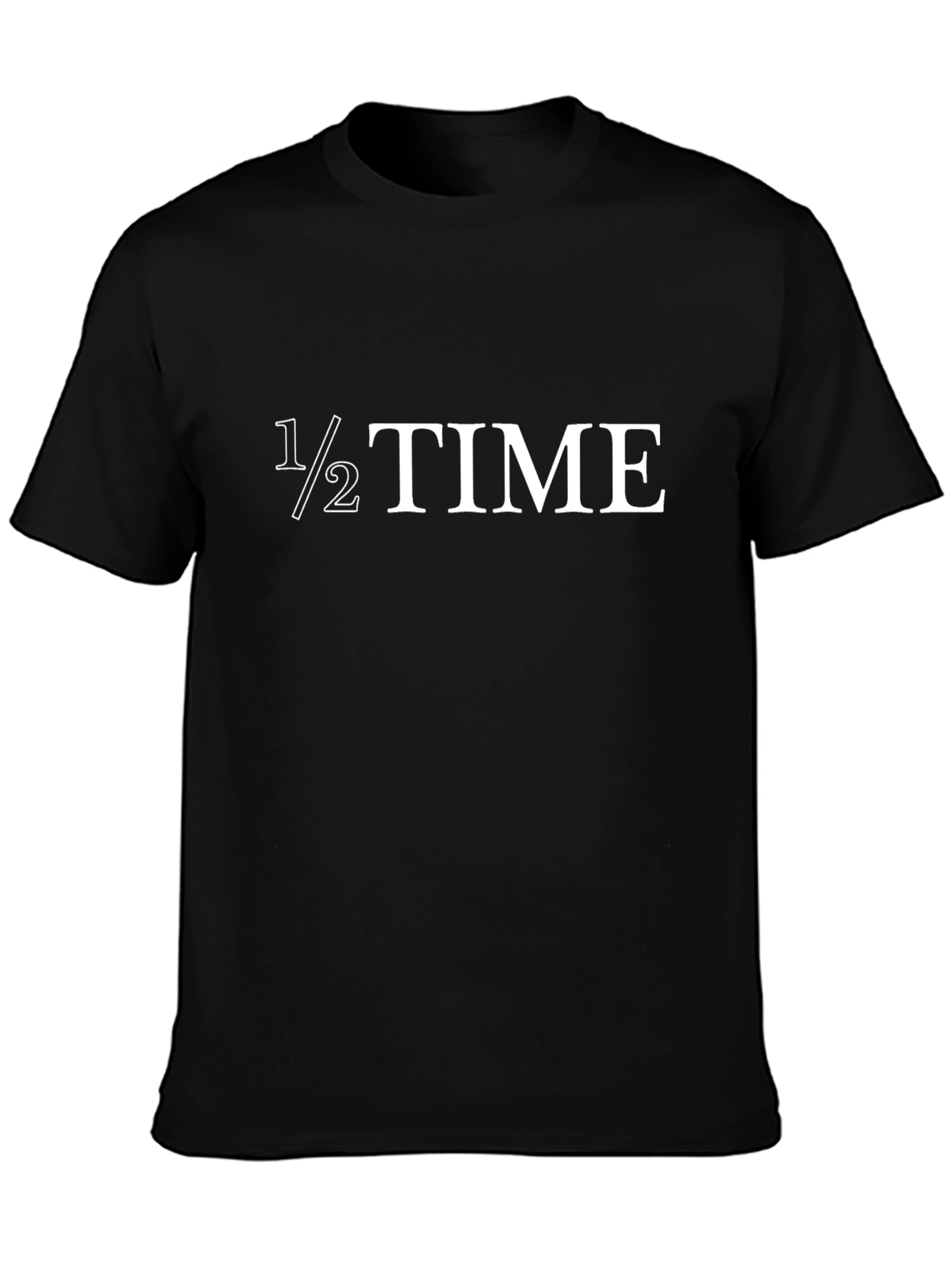 Black 1/2 Time Graphic T-Shirt - Half Time Fun! view 3