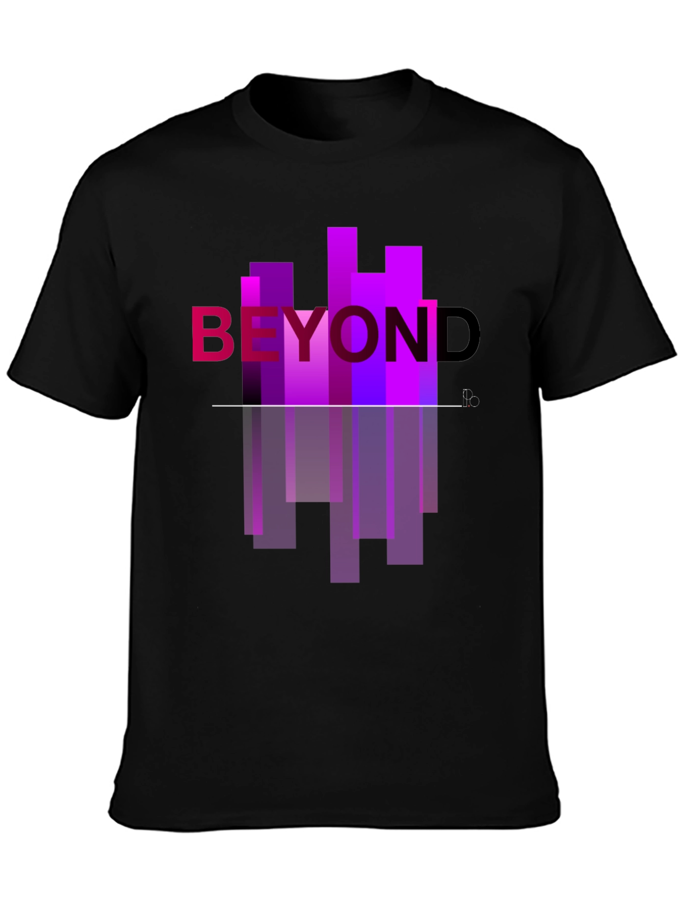 Black Beyond Graphic Tee - Modern Urban Style view 3