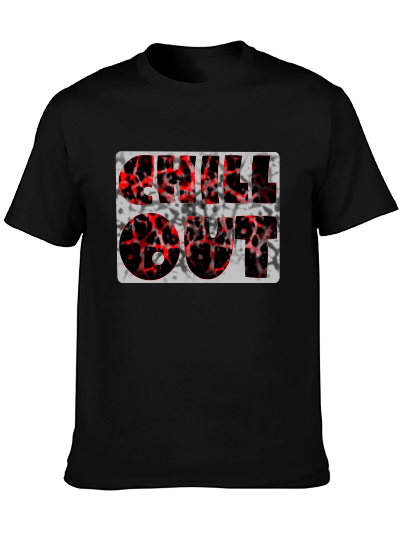Black Chill Out Graphic Tee - Black Casual Shirt view 3