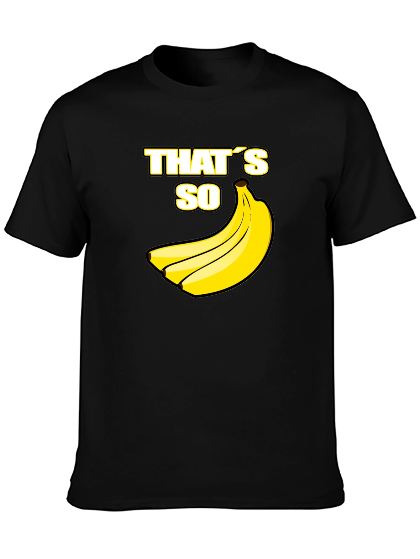 Black That's So Banana Black T-Shirt view 3